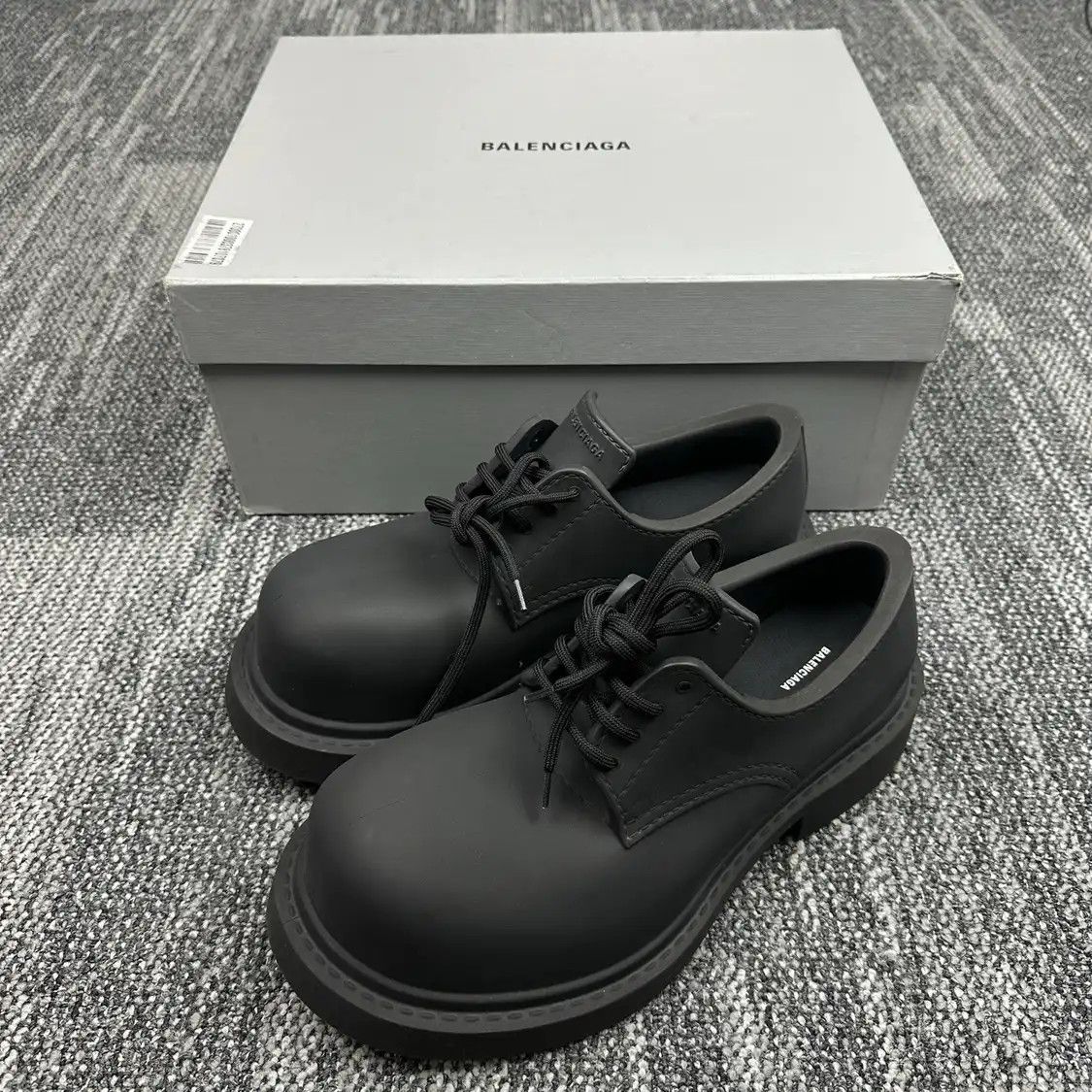 Balenciaga Balenciaga Technoclog Black Rubber | Grailed