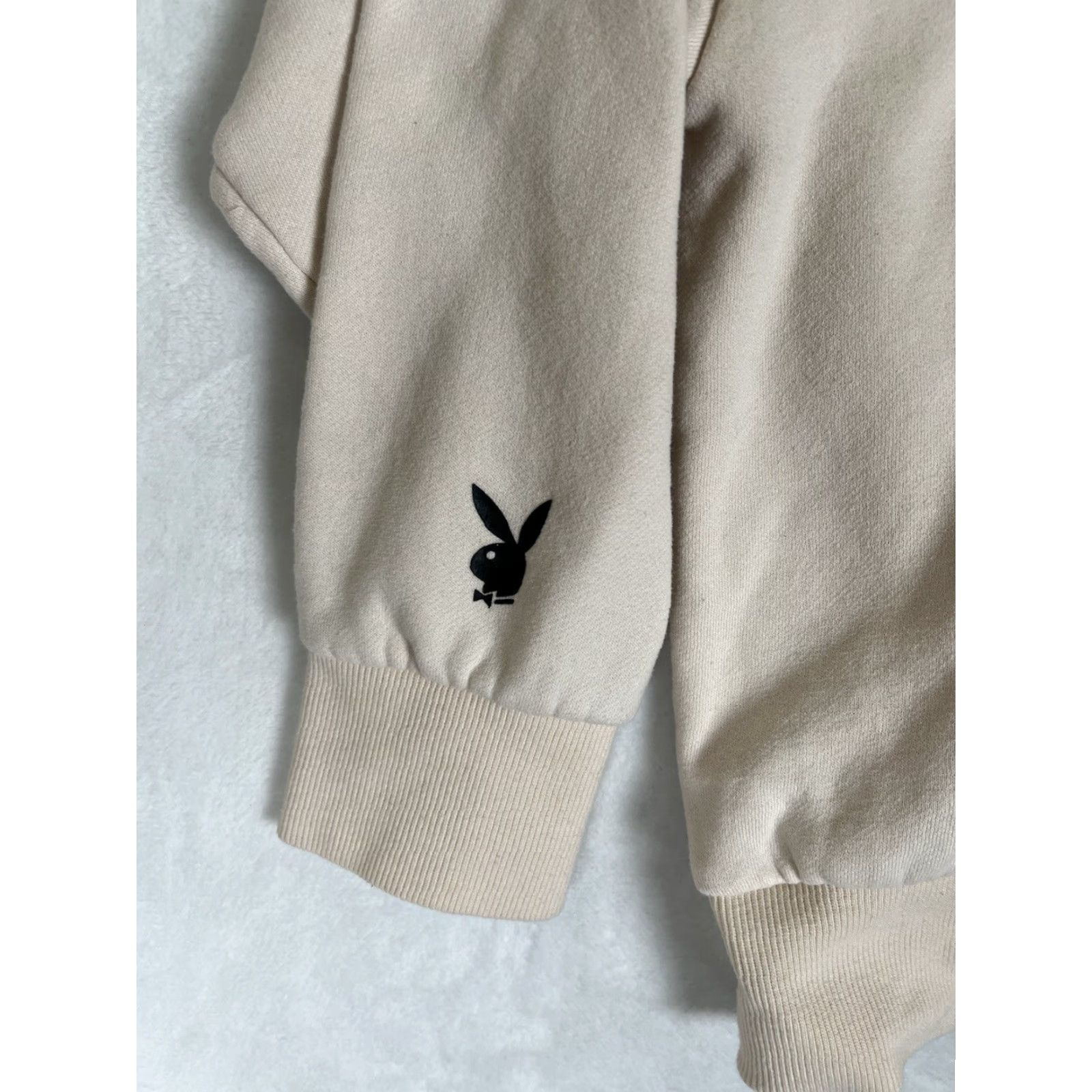 Pacsun VINTAGE Play Boy X Pac Sun Hoodie Sweatshirt Size Medium Beige 2020 Pullover Mens Boys Hooded Graphic Print Pockets 90s Size US M / EU 48-50 / 2 - 2 Thumbnail