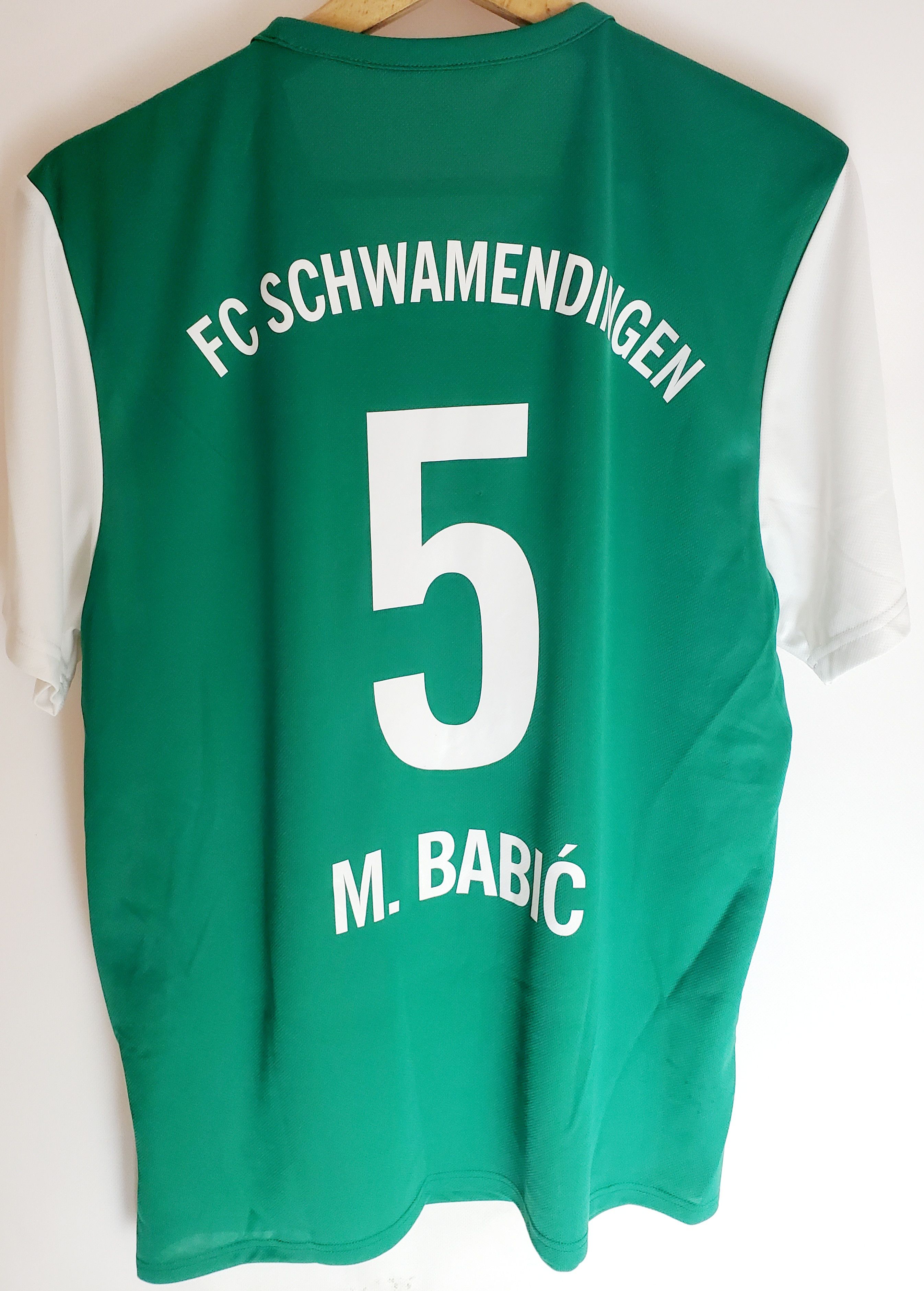 Adidas FC Schwamendingen adidas jersey # 5 M.BABIC L Size US L / EU 52-54 / 3 - 2 Thumbnail