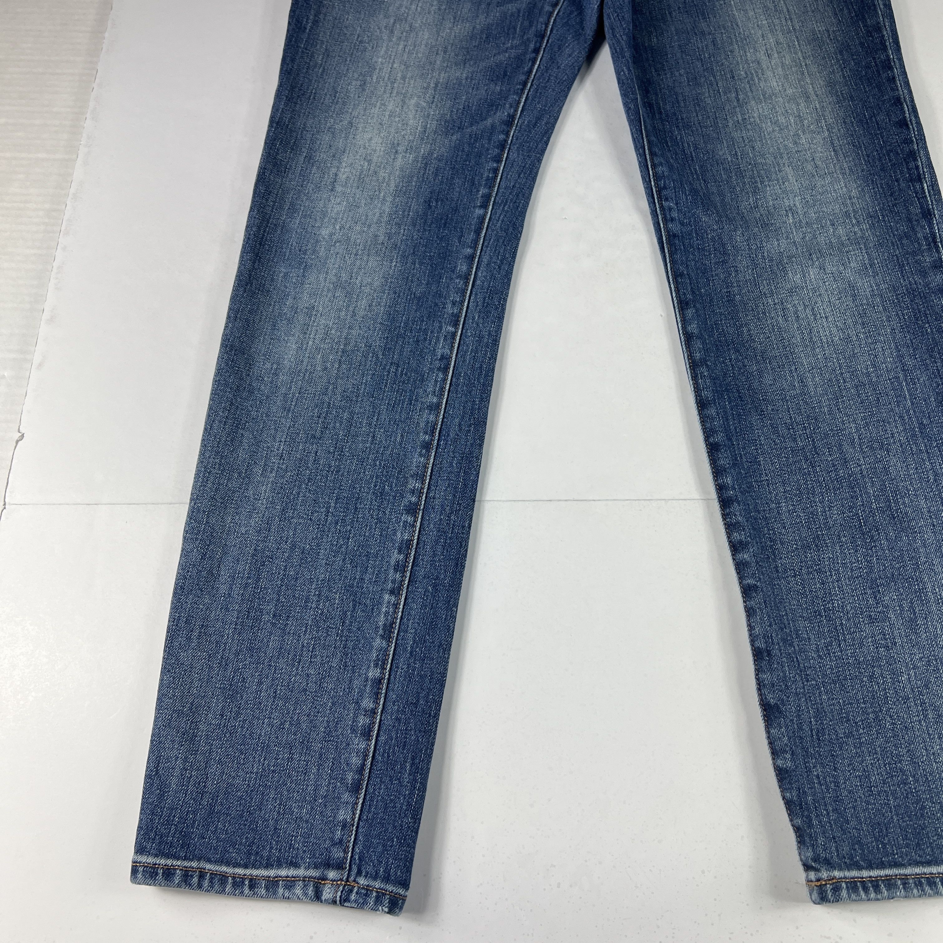 Madewell Madewell Jeans Athletic Slim Blue Faded Stretch Denim Size US 30 / EU 46 - 6 Thumbnail