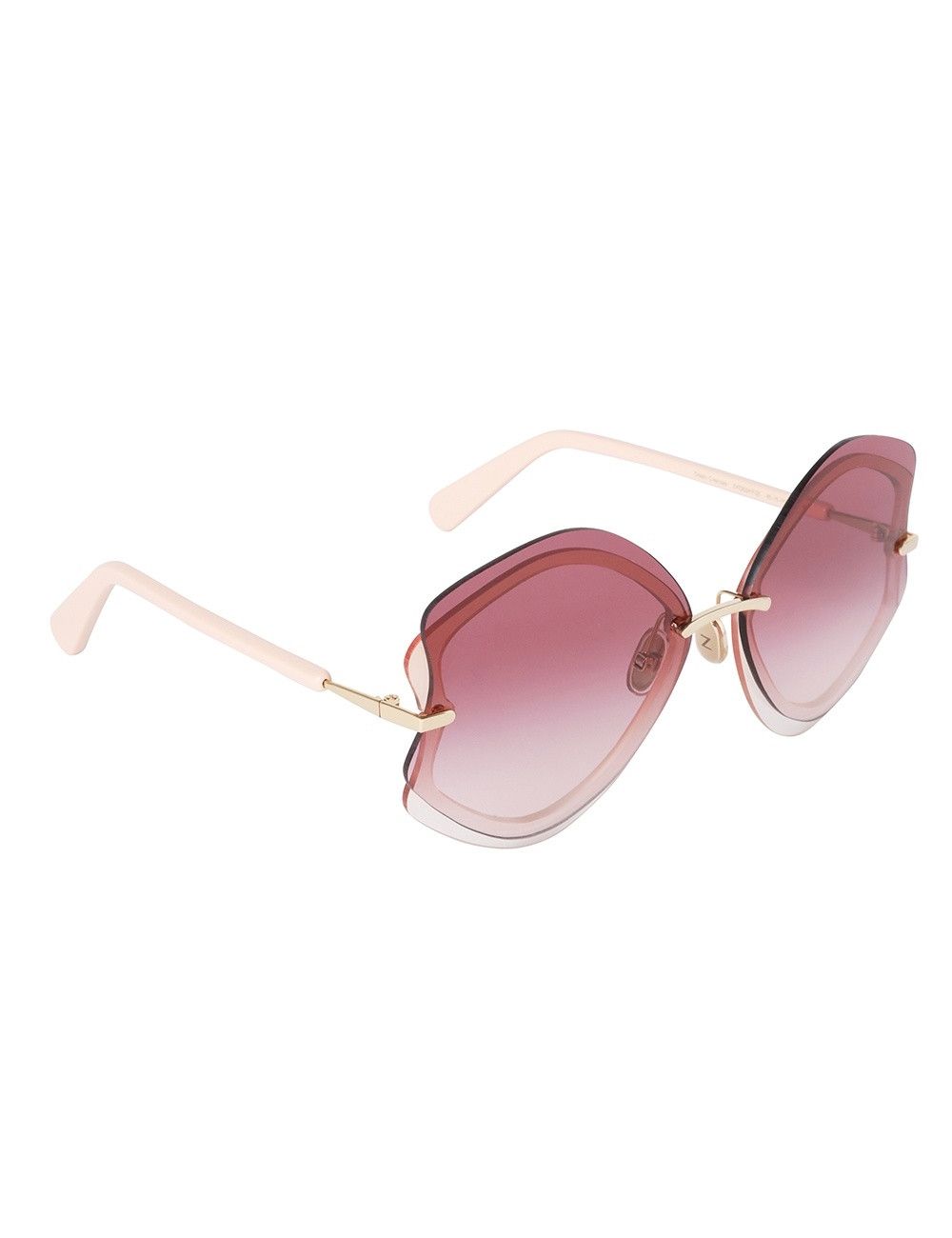 Zimmermann oc11z0925 Size: OS / Gleam Oversize Sunglasses in Rose Pink Size ONE SIZE - 1 Thumbnail
