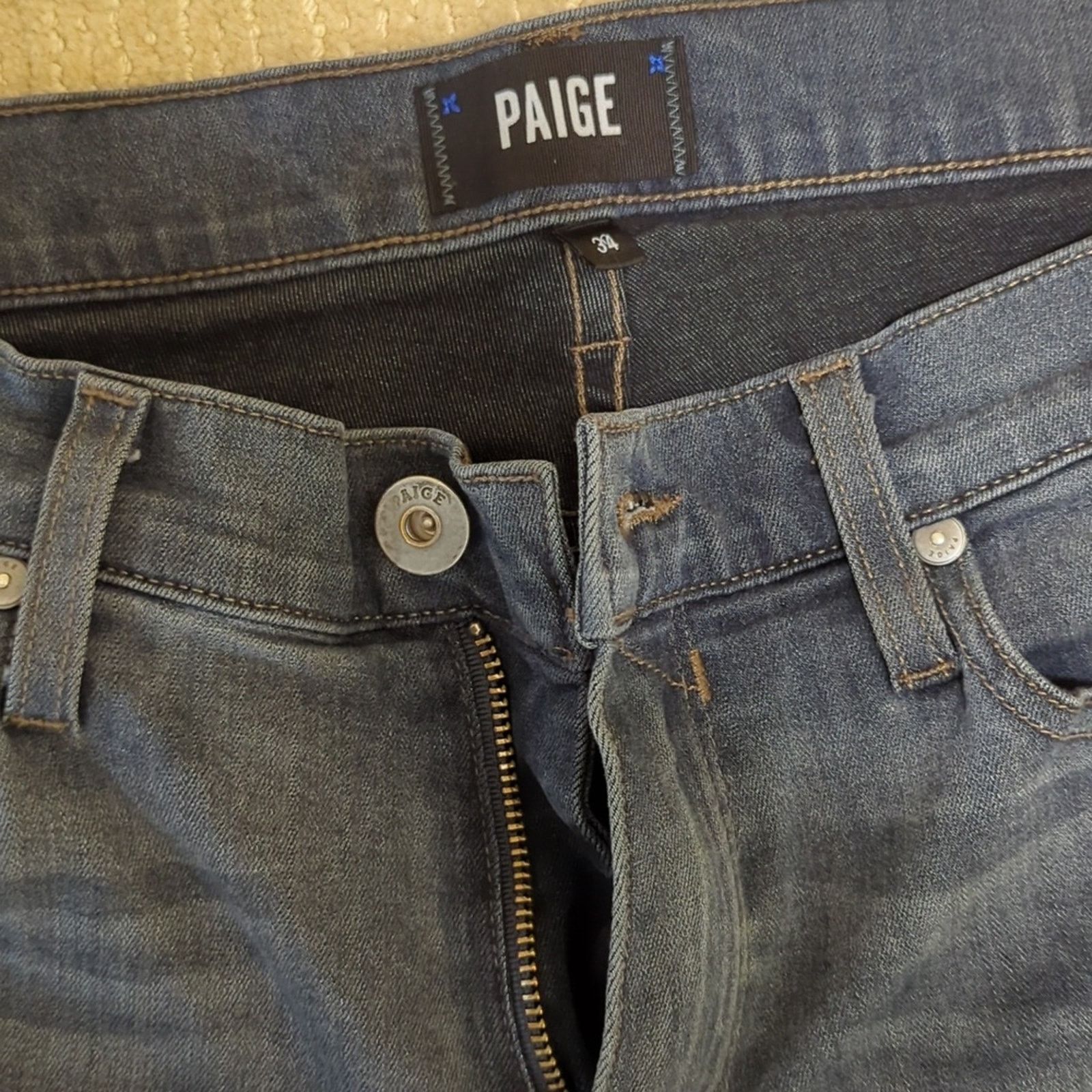 Paige Paige men's jeans, Josh, m655734-4069, waist 34, inseam 28 Size US 34 / EU 50 - 2 Thumbnail