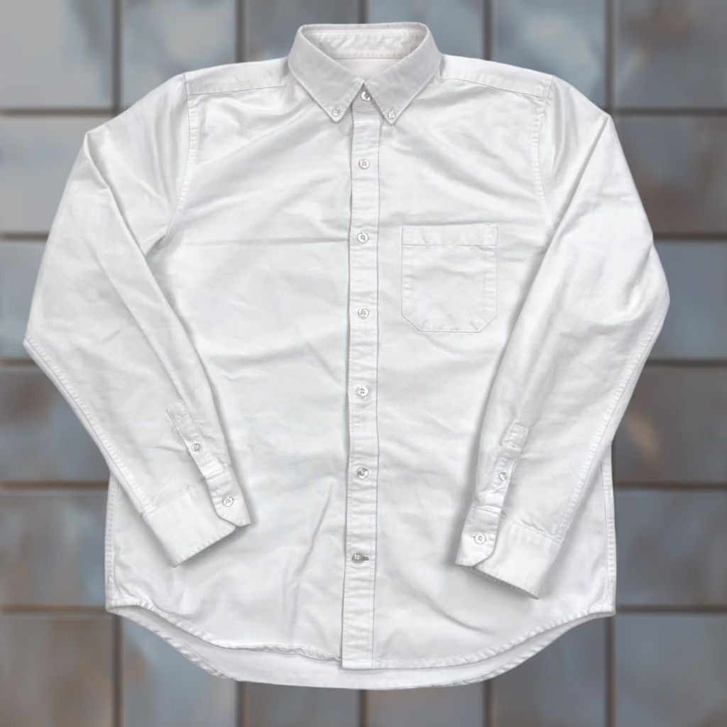 Vintage Mack Weldon Men's White Oxford Cloth Button Down Shirt Medium Cotton Blend OCBD Size US M / EU 48-50 / 2 - 1 Thumbnail