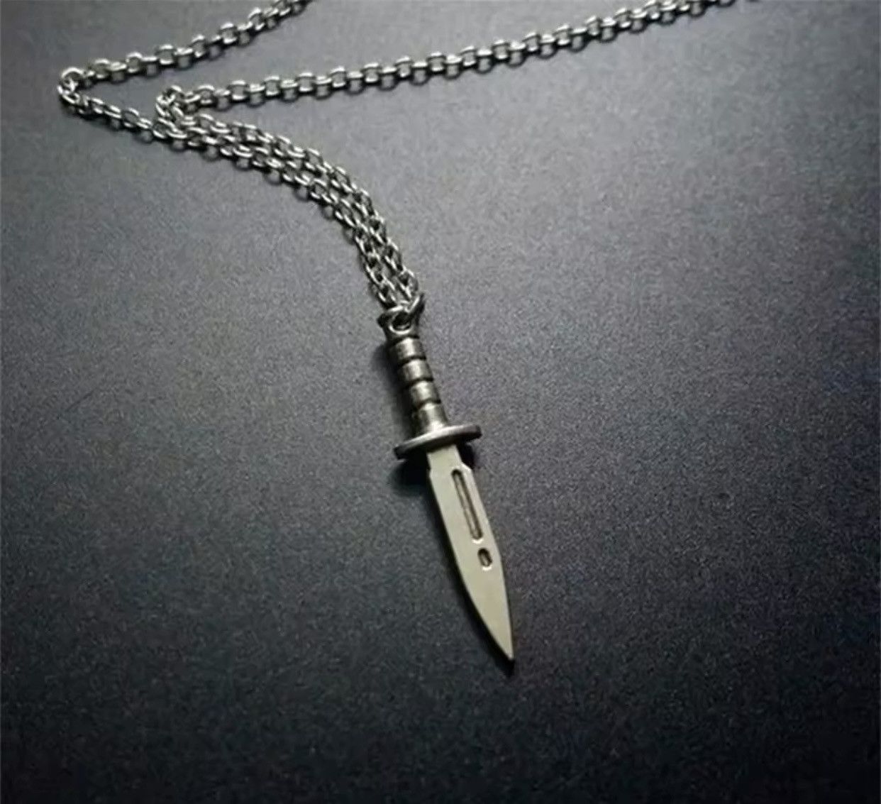 Vintage Gothic Knife Dagger Necklace Size ONE SIZE - 1 Thumbnail