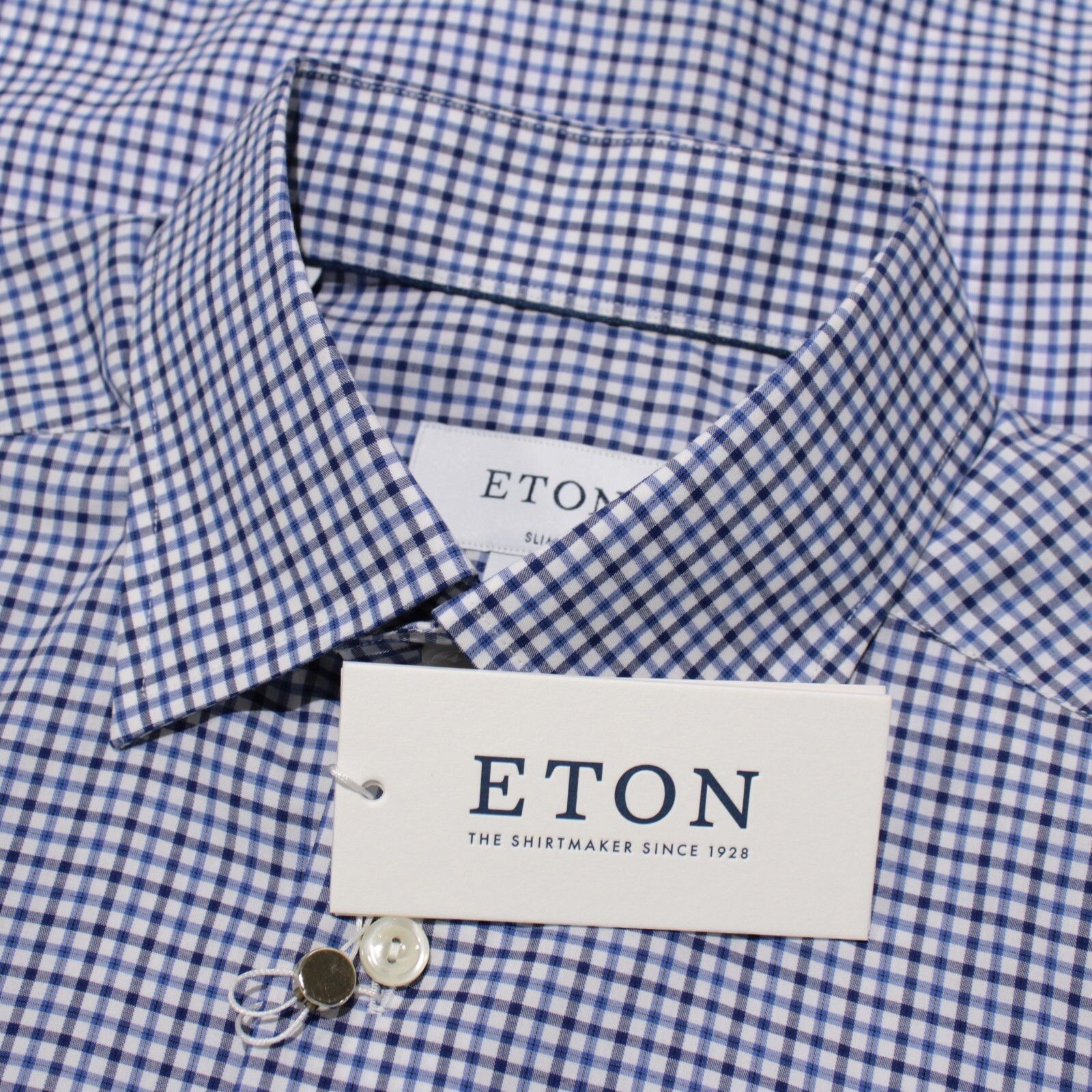 Eton Eton New with tags Shirt Size S US In Blue Size US S / EU 44-46 / 1 - 1 Thumbnail