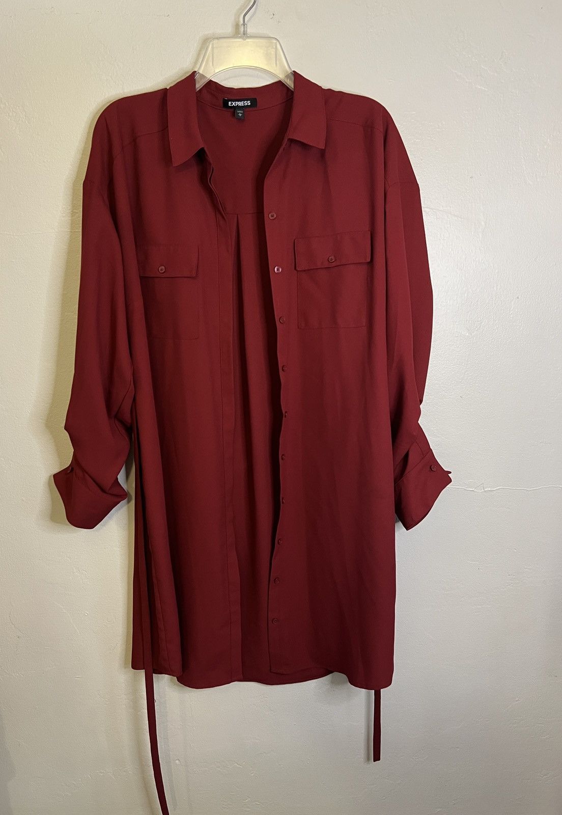 Express Express Womens Button Dress Size L / US 10 / IT 46 - 1 Thumbnail