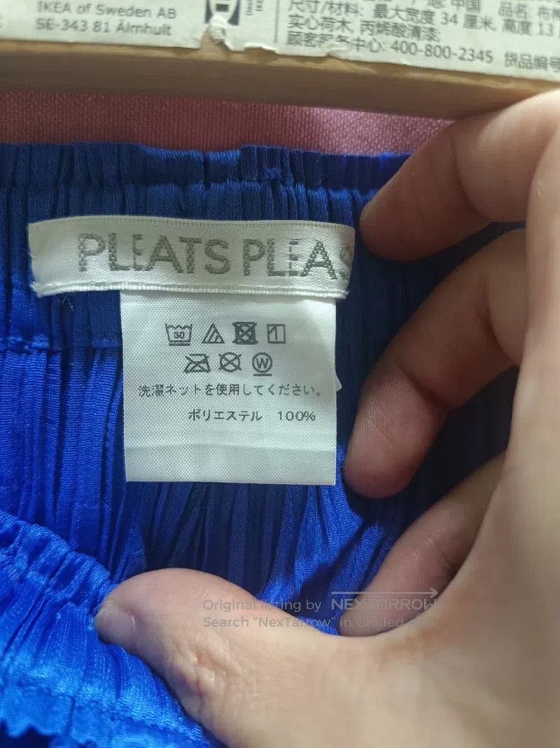 Issey Miyake Issey Miyake Blue Pleated Pants Size 42" / US 20 - 4 Thumbnail
