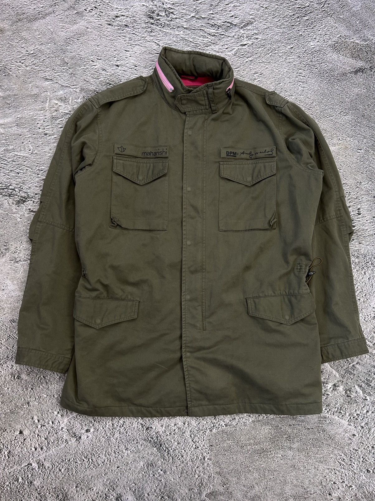Andy Warhol × Maharishi × Vintage Maharishi Andy Warhol military