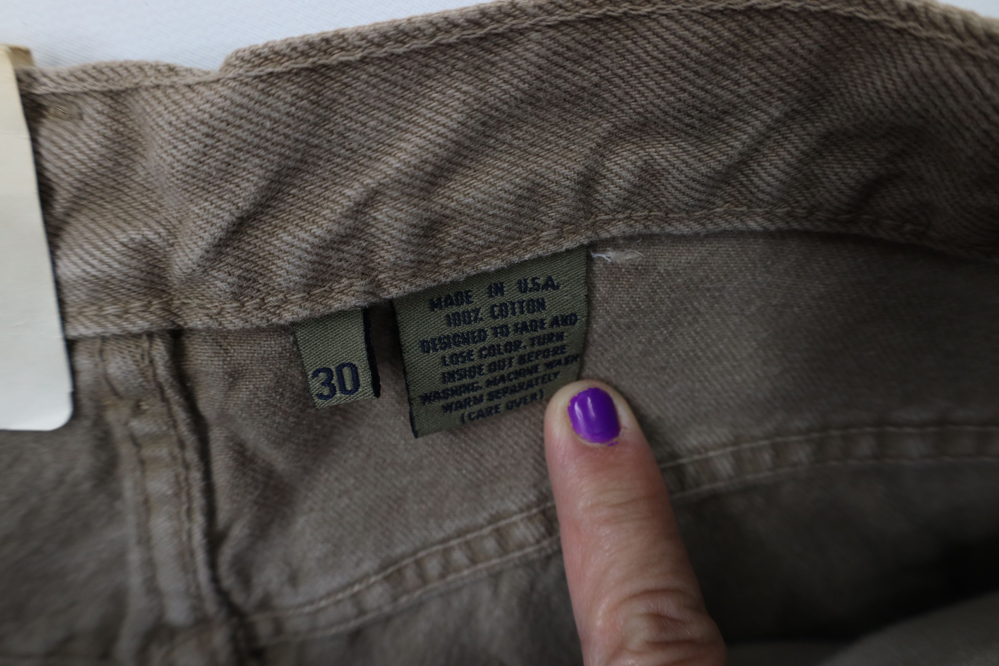 Calvin Klein Deadstock Vintage 90s Calvin Klein Tapered Leg Jeans USA Size US 30 / EU 46 - 8 Thumbnail