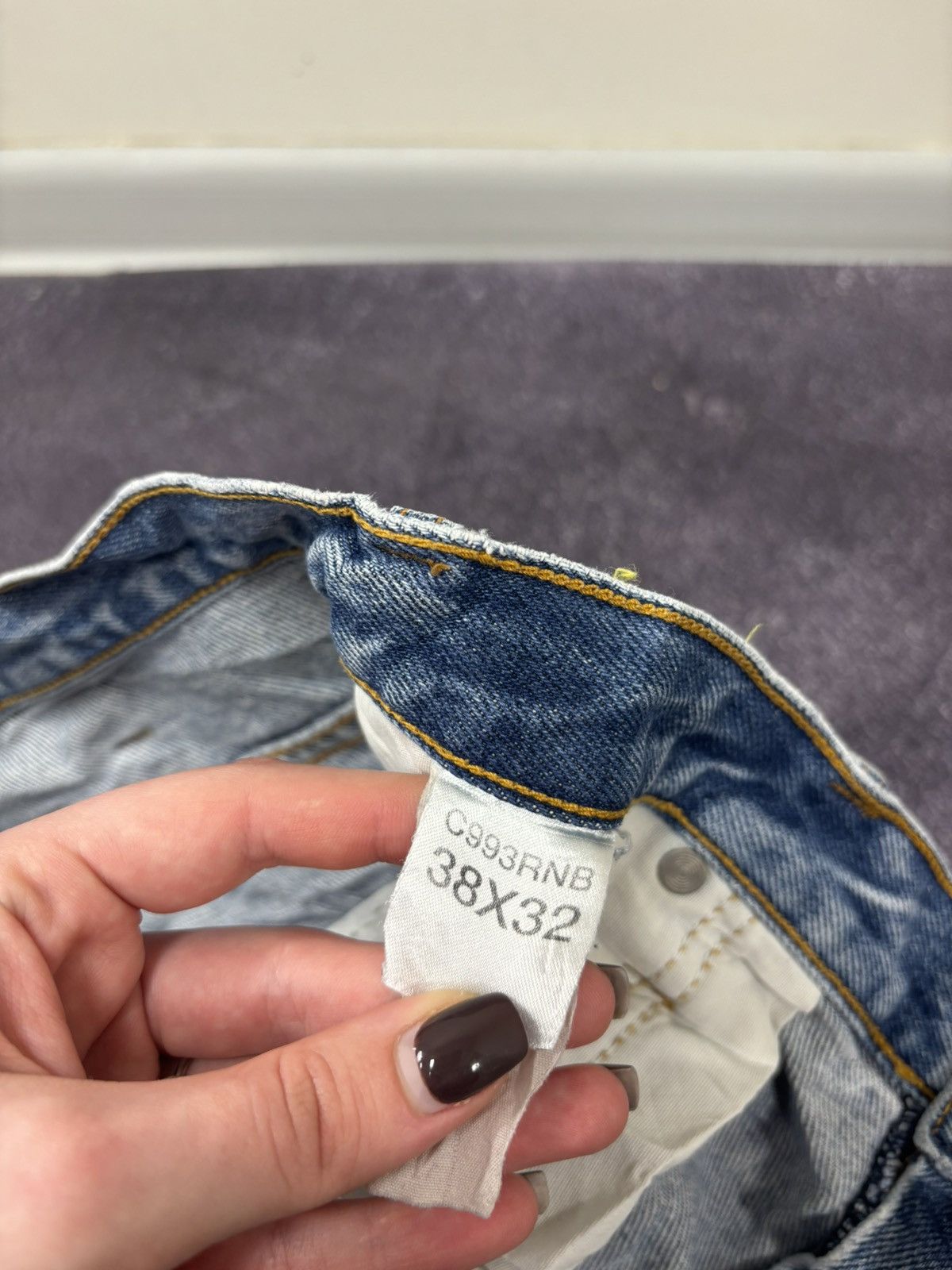 Dickies Vintage Dickies Y2K Faded Blue Denim Work Hype Baggy Jeans Size US 38 / EU 54 - 16 Thumbnail