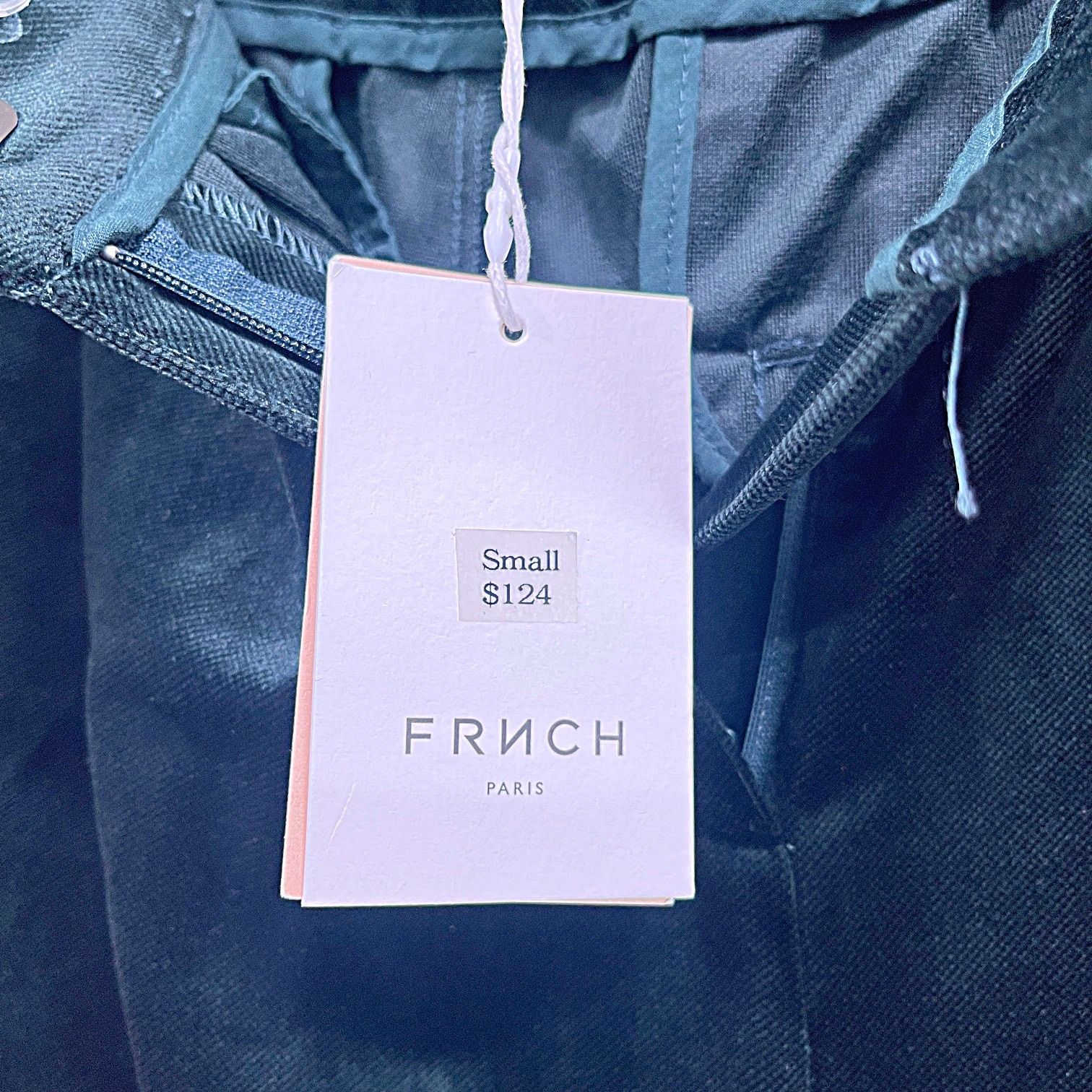 Anthropologie × FRNCH FRNCH PARIS Velvet Pleated Trousers Green Womens Small Size 27" / US 4 / IT 40 - 7 Thumbnail