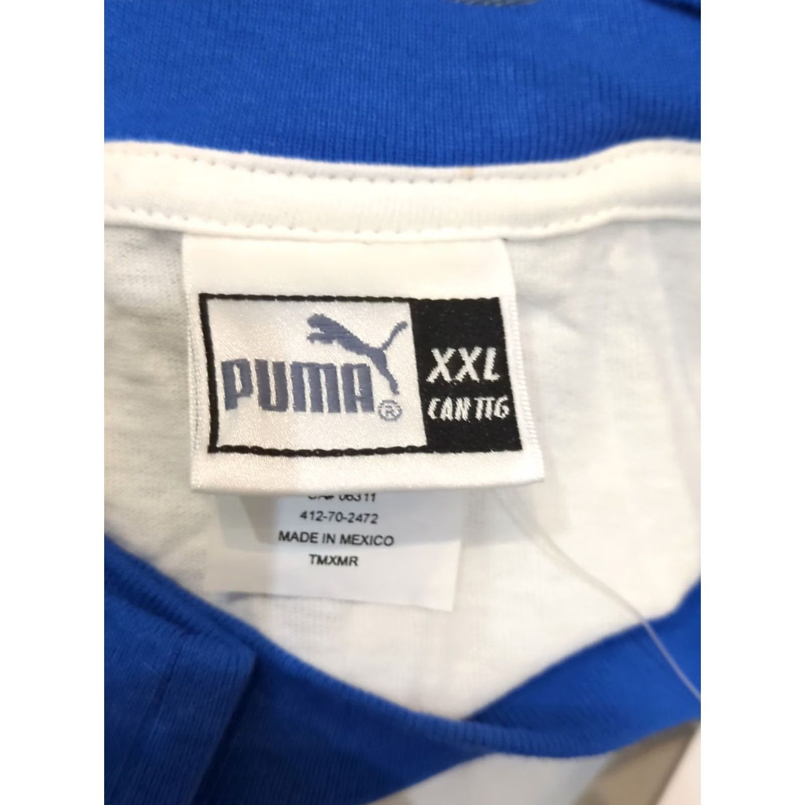 Puma VINTAGE Puma T-Shirt XXL Blue Men 2XL Shirt Mens Blue Puma 90s Size US XXL / EU 58 / 5 - 5 Thumbnail