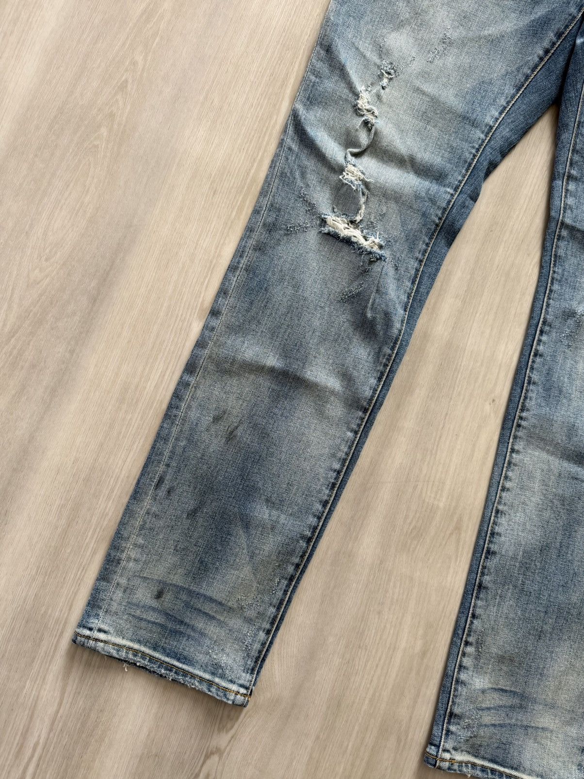 Prps PRPS Jeans Le Sabre Slim Tapered Color Blue Denim Sz 36 Size US 36 / EU 52 - 4 Thumbnail