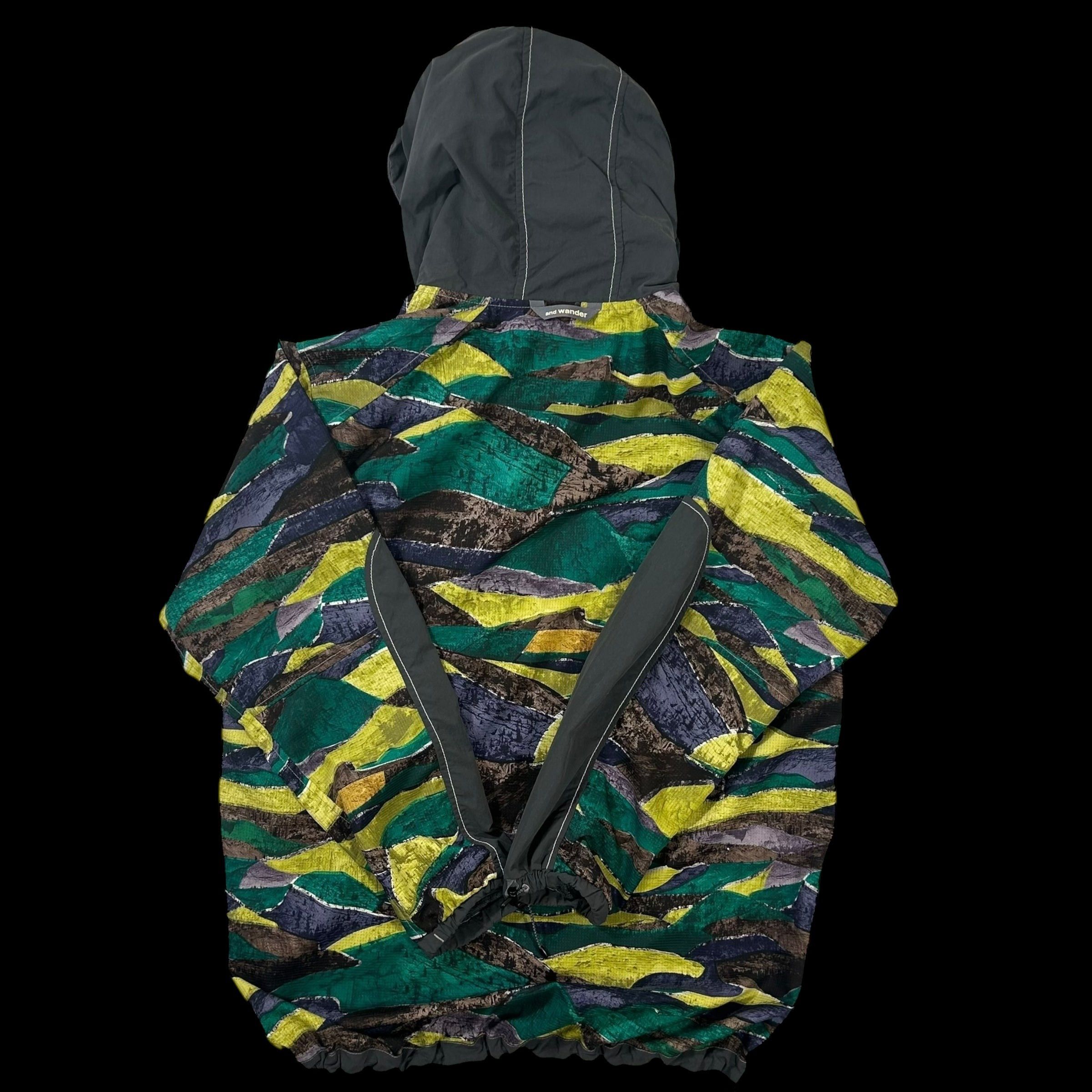 And Wander And Wander Printed Vent Hooded Jacket (Fits L/XL) Size US XXL / EU 58 / 5 - 2 Thumbnail