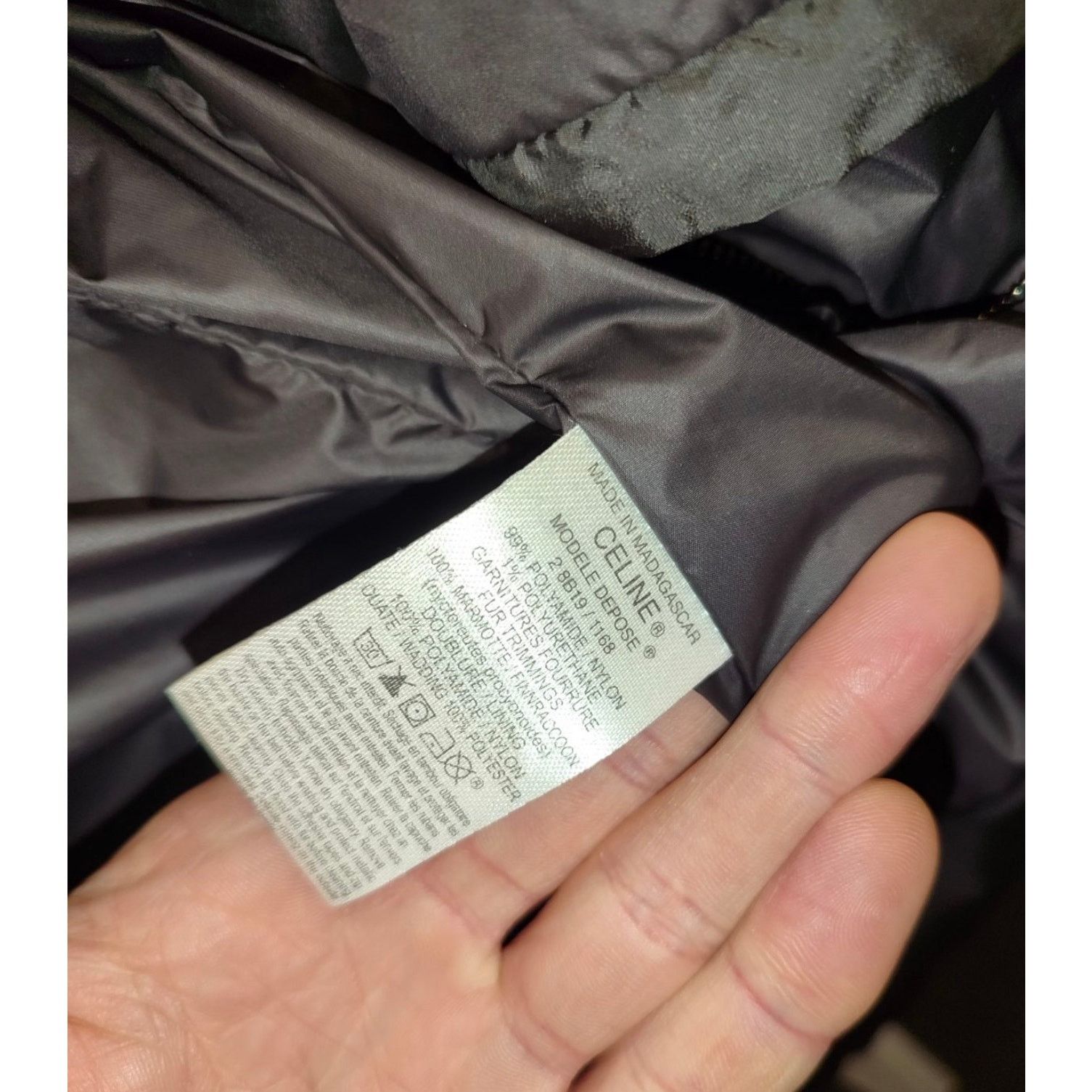 Celine Celine Black Removable Sleeve Puffer Jacket - Size M Size S / US 4 / IT 40 - 5 Thumbnail