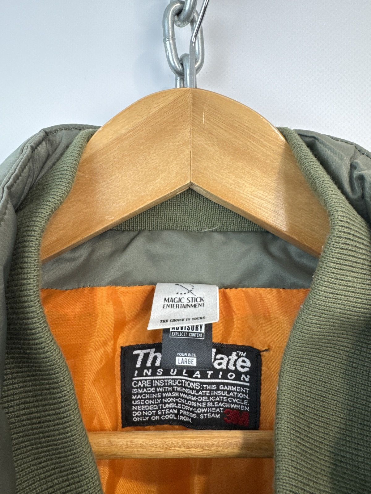 MAGIC STICK Magic Stick Ma-1 Down Jacket Thinsulate Japan Brand Size L Size US L / EU 52-54 / 3 - 4 Thumbnail