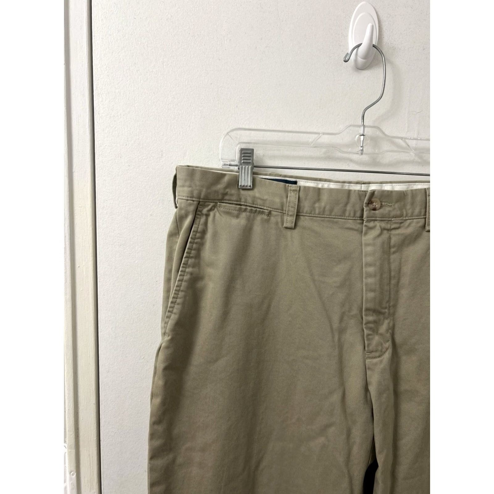 Polo Ralph Lauren VINTAGE Polo Ralph Lauren Preston Pants Mens 38 29 Khaki Tan Chino Straight Trousers Size US M / EU 48-50 / 2 - 4 Thumbnail
