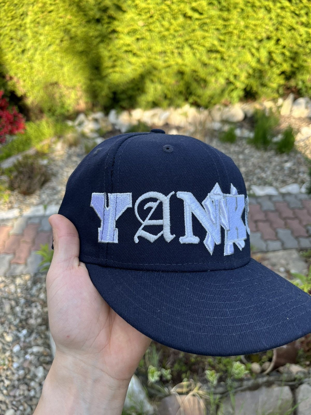 New Era × New York Yankees New era NYC New York Yankees snapback hat cap y2k big logo Size ONE SIZE - 7 Thumbnail