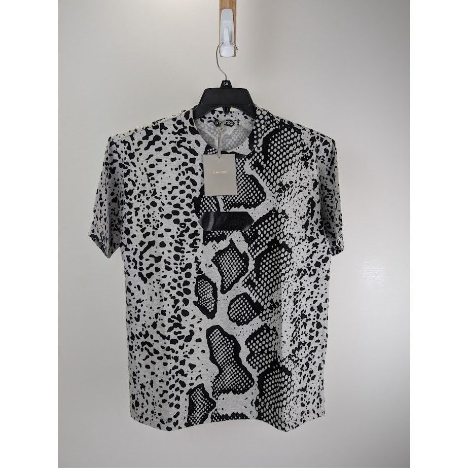 Tom Ford o1rshd1 Short Sleeve T-Shirt in Multicolor Size US M / EU 48-50 / 2 - 8 Thumbnail