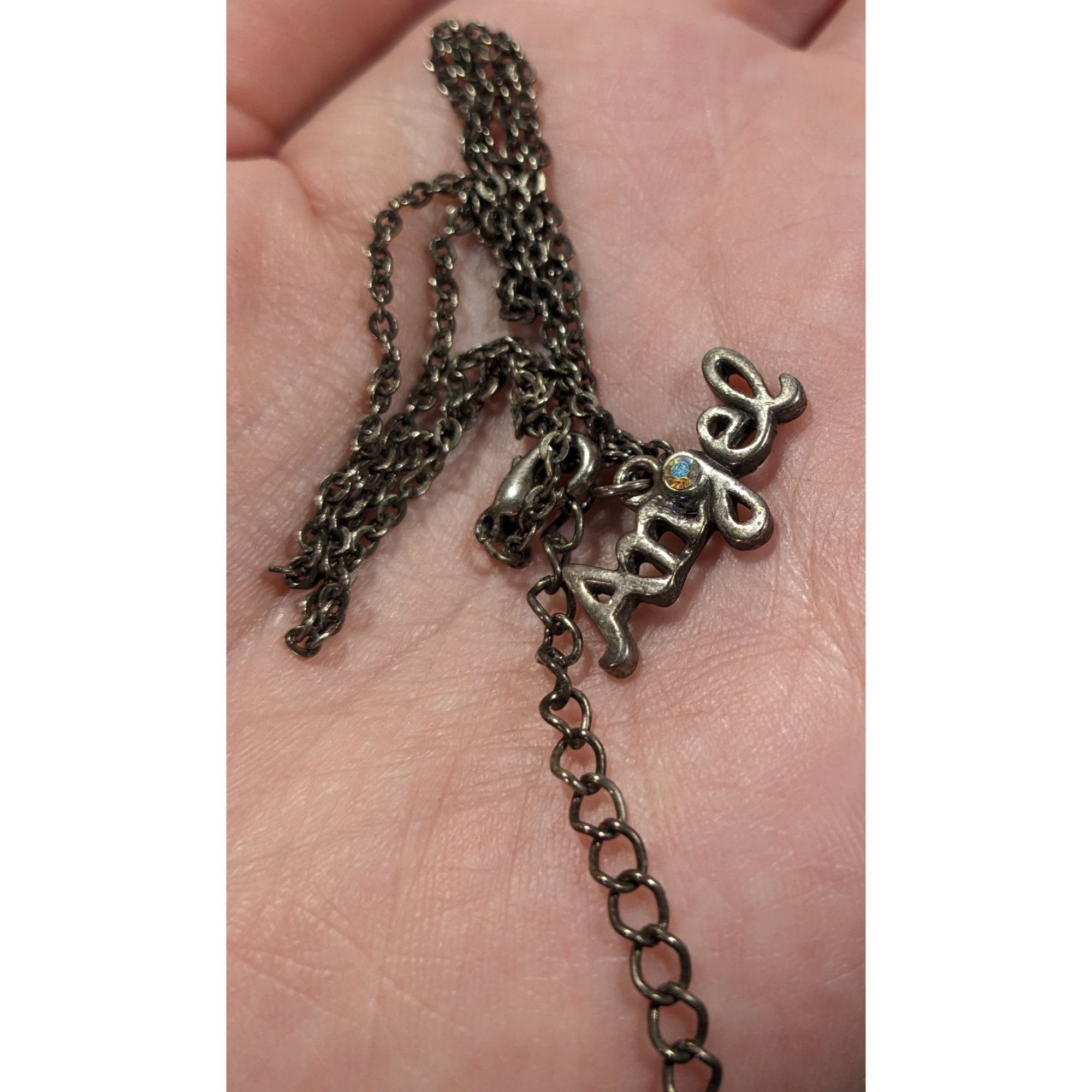 Other 90s Y2K Style Angel Pendant Silver Tone Necklace Size ONE SIZE - 3 Thumbnail
