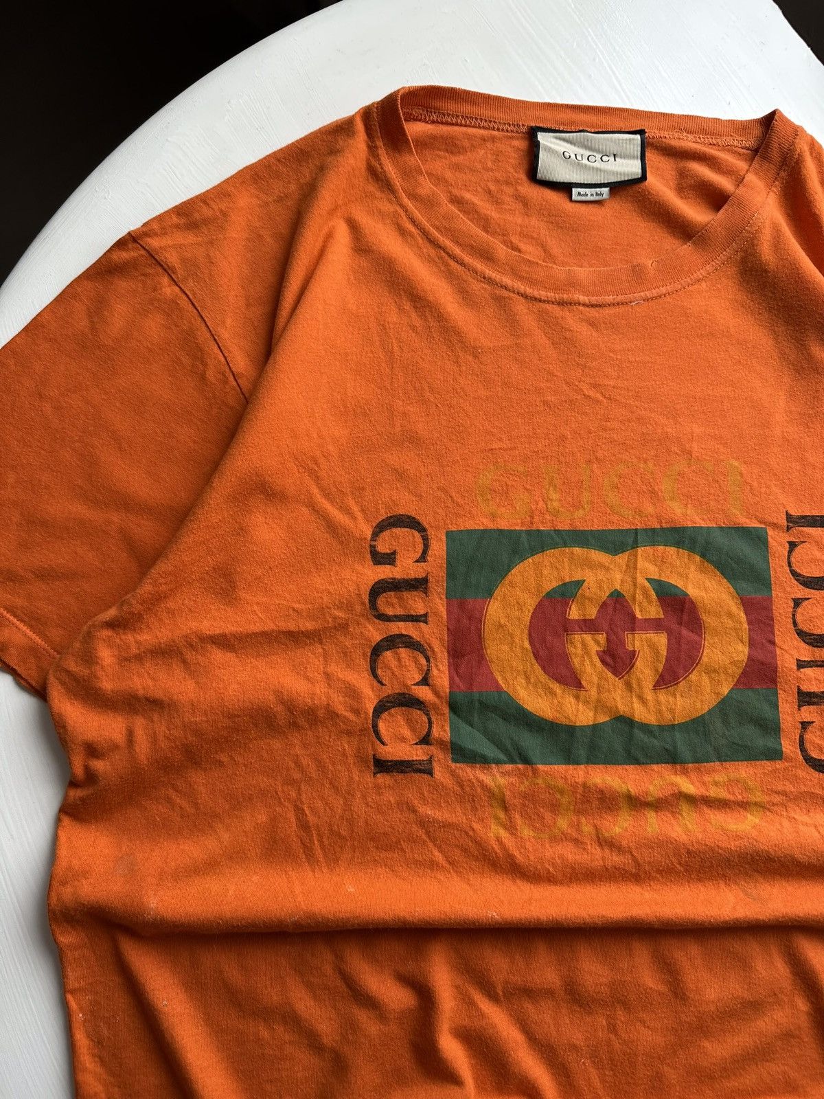Gucci Square Logo Tee Gucci Tee Size L Size US L / EU 52-54 / 3 - 4 Thumbnail