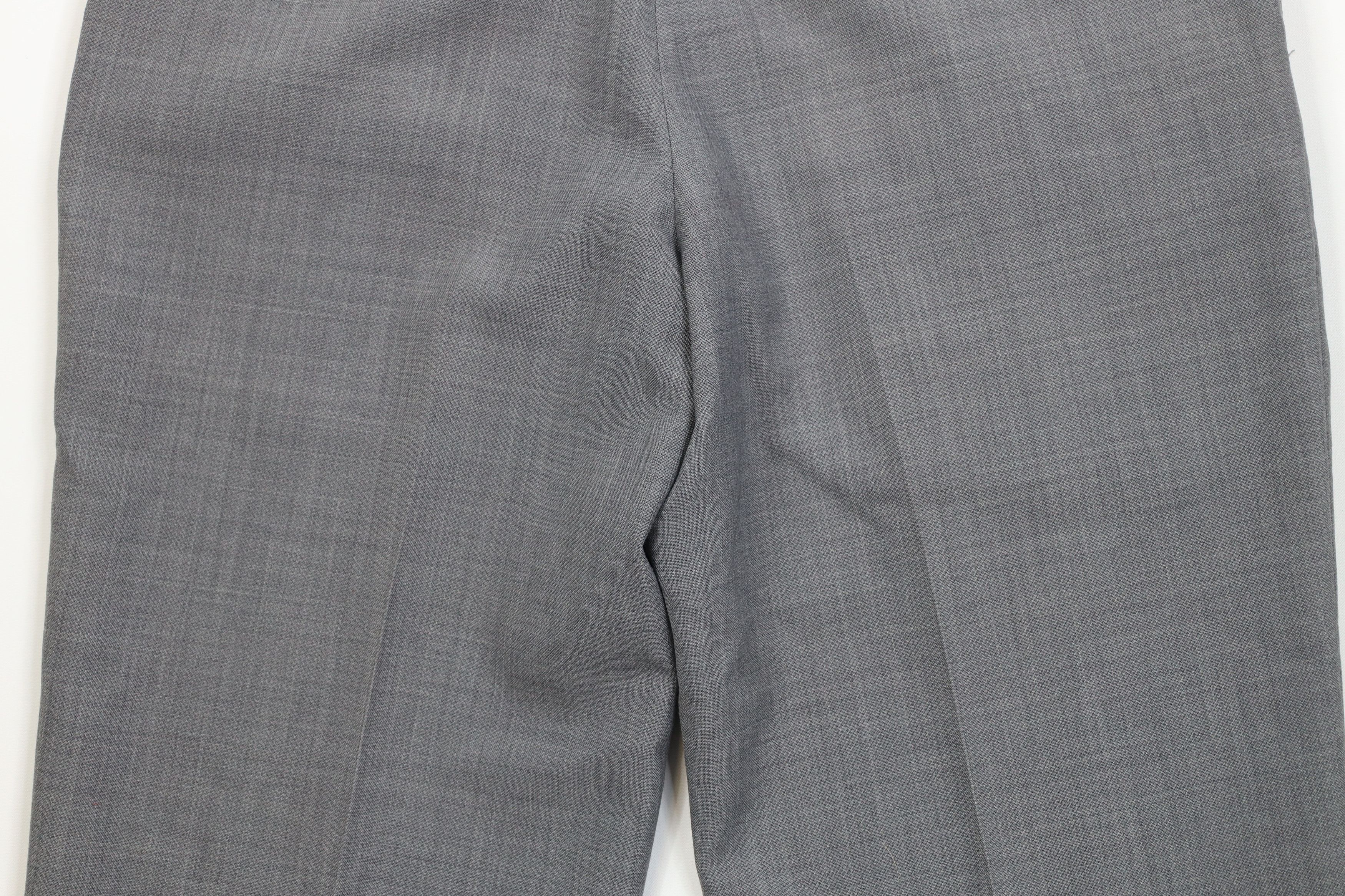 Vintage Vintage 90s Worsted Wool Blend Knit Wide Leg Chino Pants Size US 32 / EU 48 - 12 Thumbnail