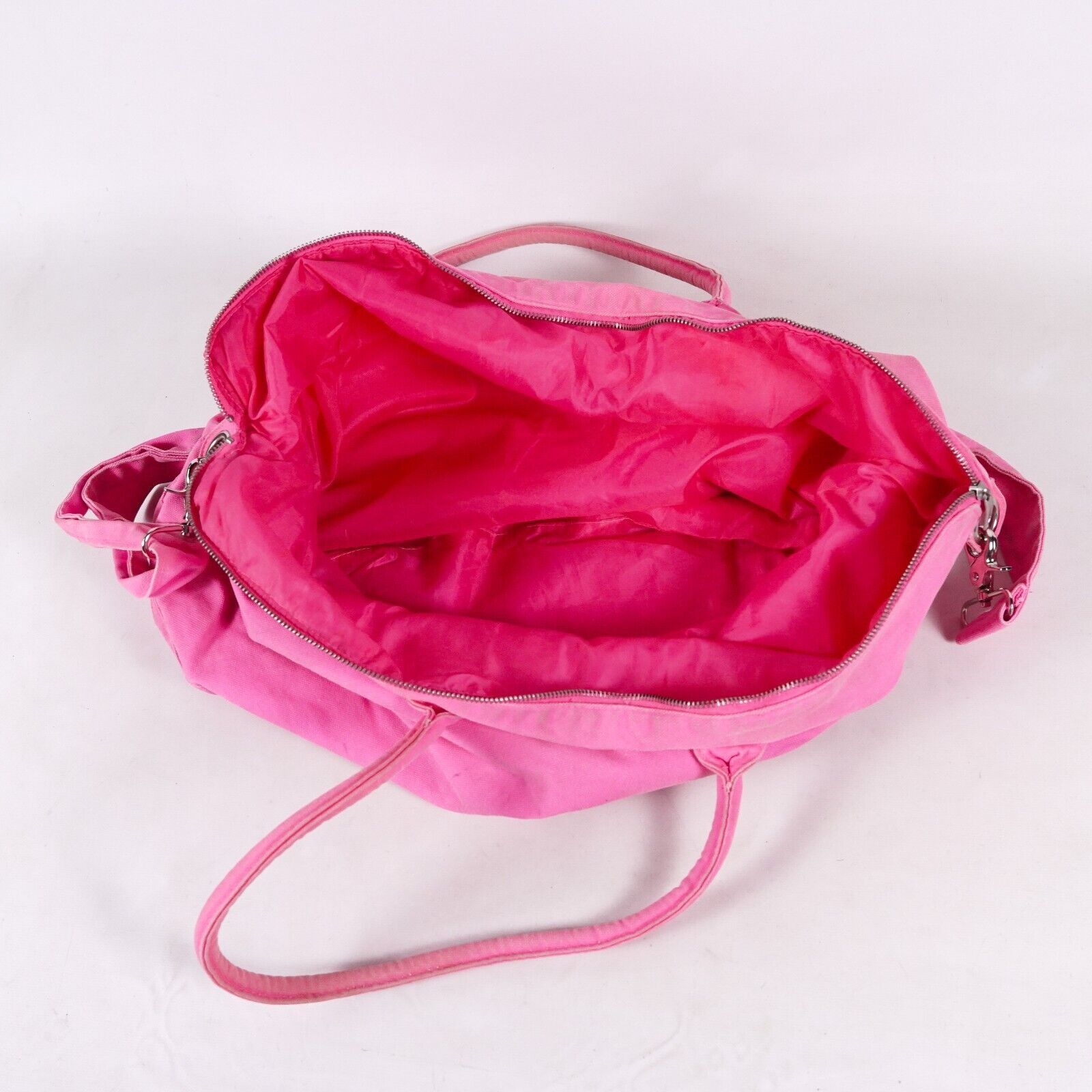 Victoria's Secret Victoria's Secret Pink Canvas Hand Bag Satchel Beach Tote Size ONE SIZE - 4 Thumbnail