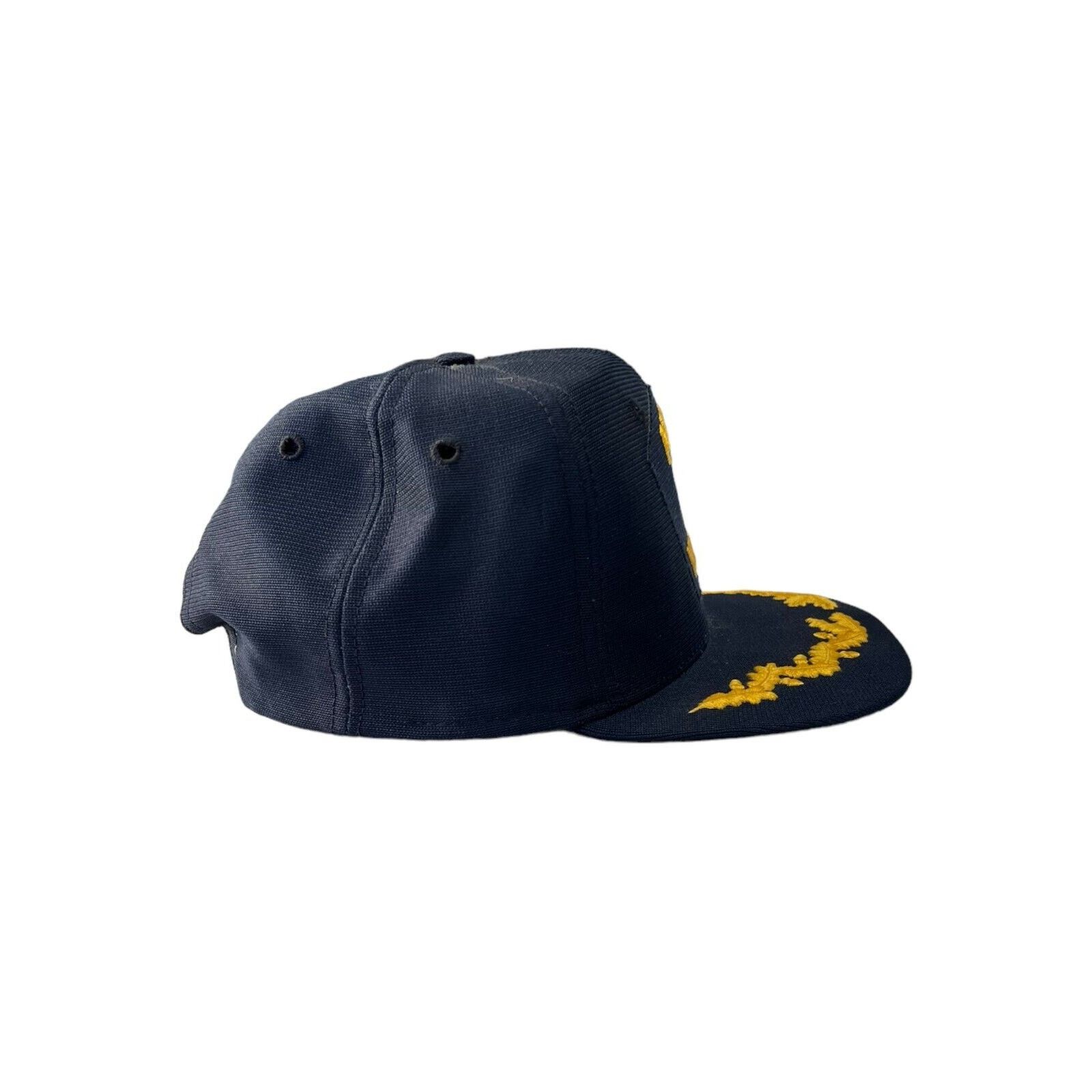 New Era Vtg 80s 90s MCAS YUMA Black Mesh Snapback Skater Cap Size ONE SIZE - 4 Thumbnail