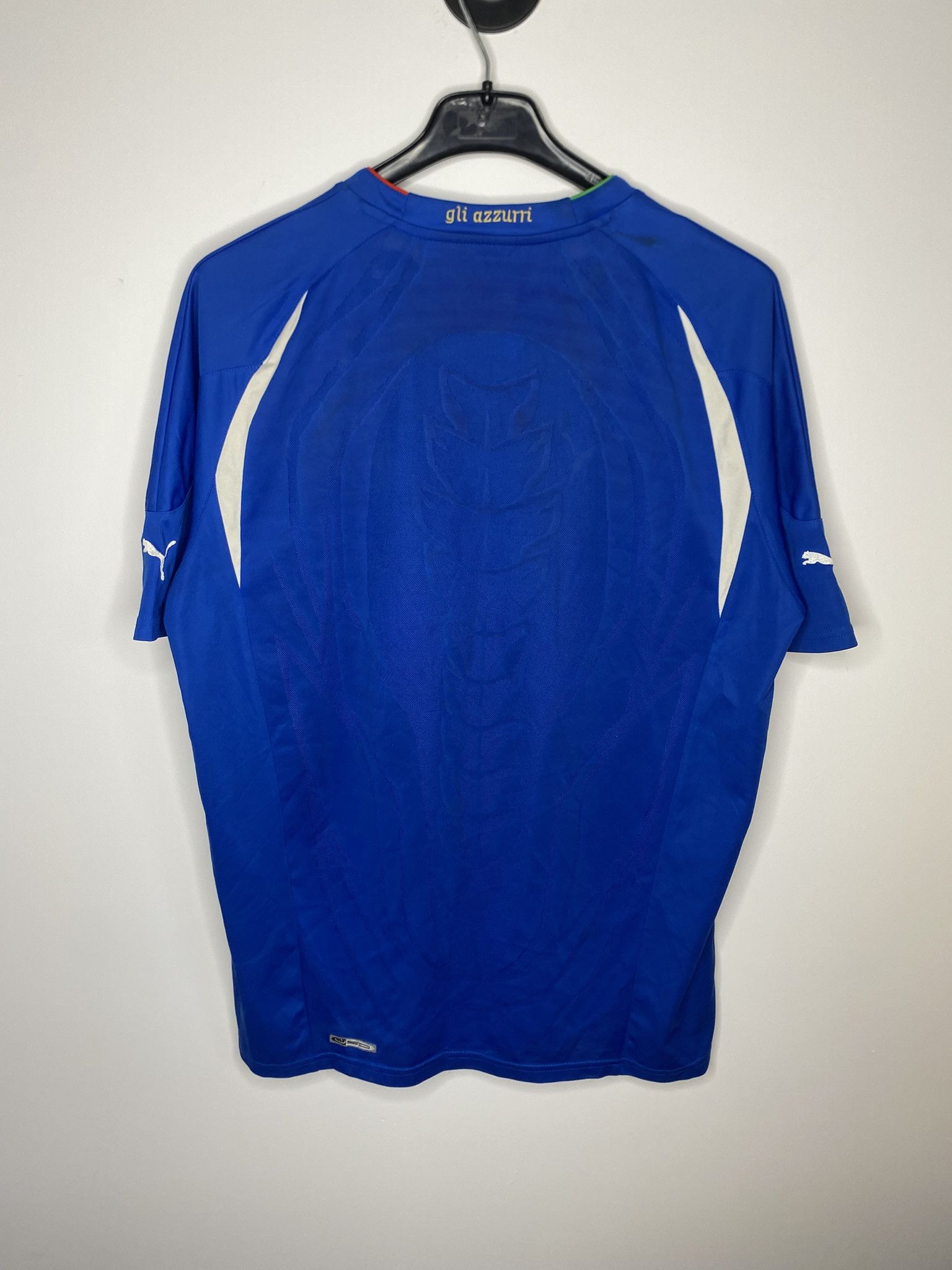 Puma ITALY TEAM 2009 2012 HOME FOOTBALL SHIRT SOCCER JERSEY Size US XL / EU 56 / 4 - 2 Thumbnail