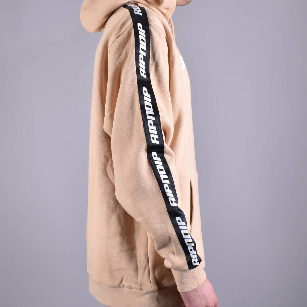 RIPNDIP Rip N Dip Taped Pullover Hoodie - Tan Size US M / EU 48-50 / 2 - 6 Thumbnail