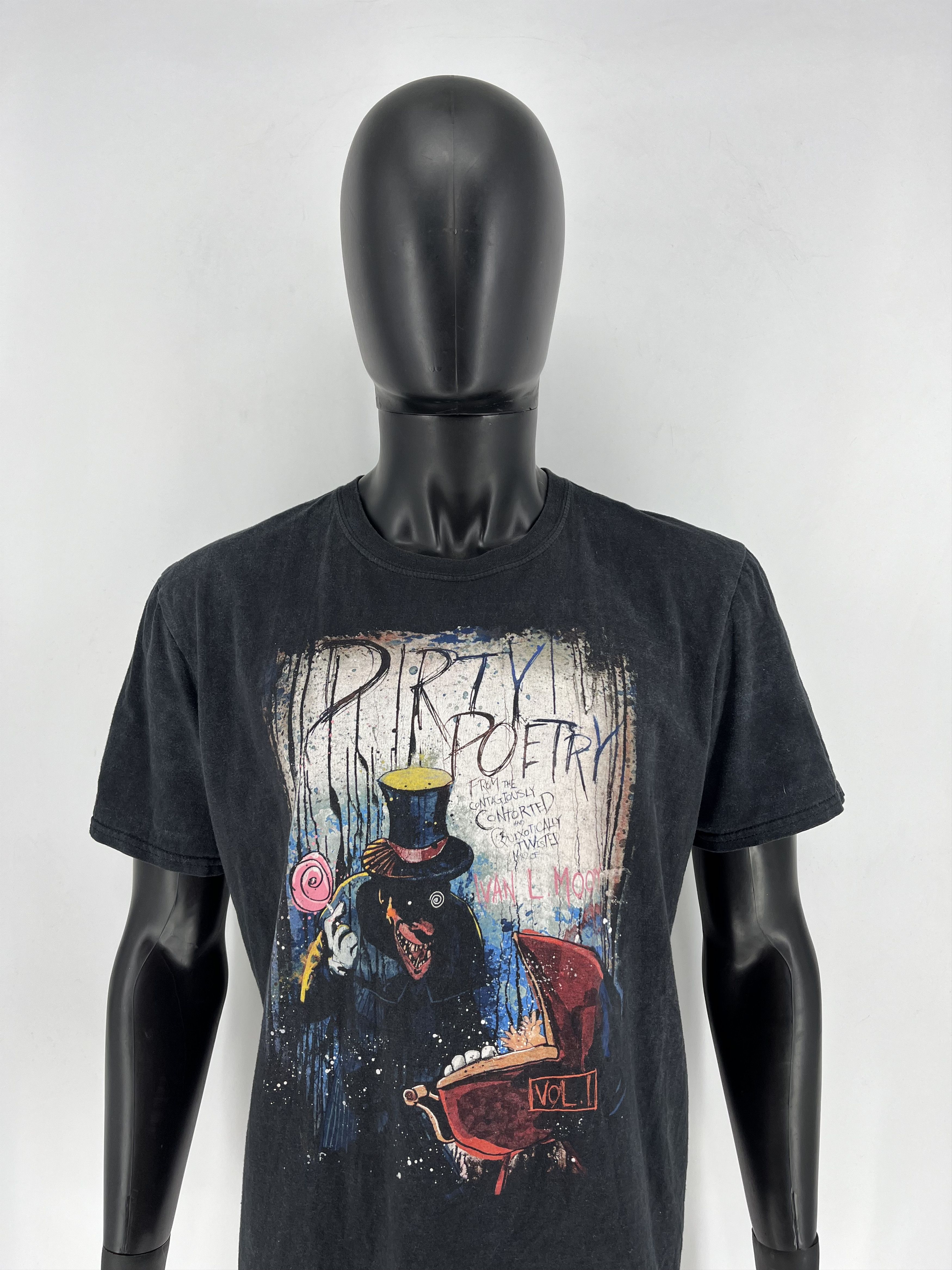 Band Tees × Vintage Vintage Ivan L. Moody's - Dirty Poetry Cover Art T-Shirt Size US L / EU 52-54 / 3 - 1 Thumbnail