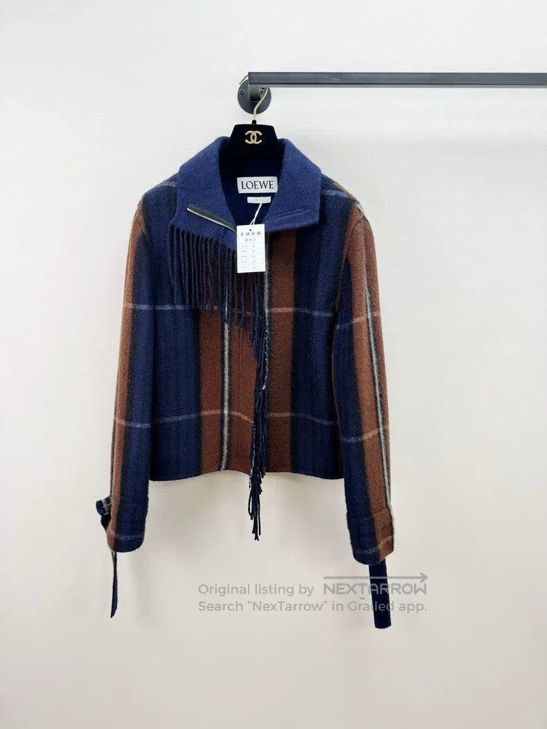 Loewe Loewe Checkered Tweed Jacket Size XS / US 0-2 / IT 36-38 - 1 Thumbnail