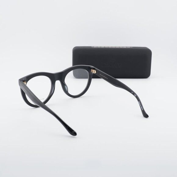 Donna Karan Donna Karan DO5005 003 Eyeglasses - Crystal Black 50mm Round Size ONE SIZE - 9 Thumbnail