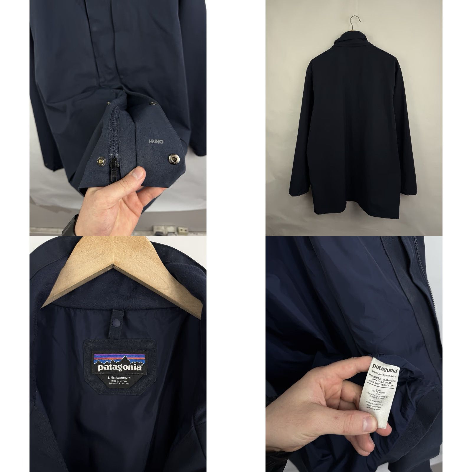 Patagonia Patagonia Parka Jacket H2NO Rain 3-in-1 Puffer Tres 3-in-1 Parka Jacket Size L Mens Dark Blue न Size US L / EU 52-54 / 3 - 9 Thumbnail