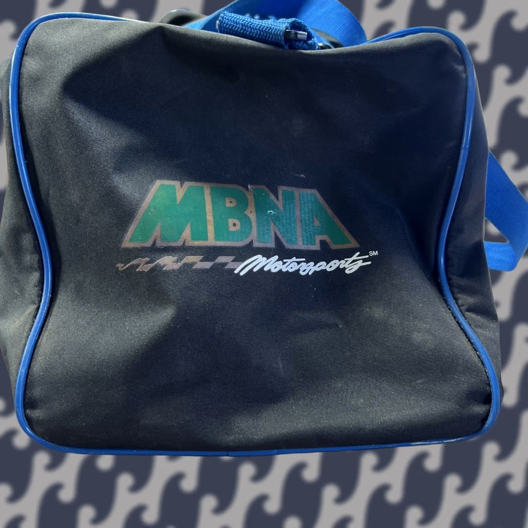 NASCAR NASCAR MBNA Motorsports Duffle Bag Mens Medium Black Nylon Size ONE SIZE - 1 Thumbnail