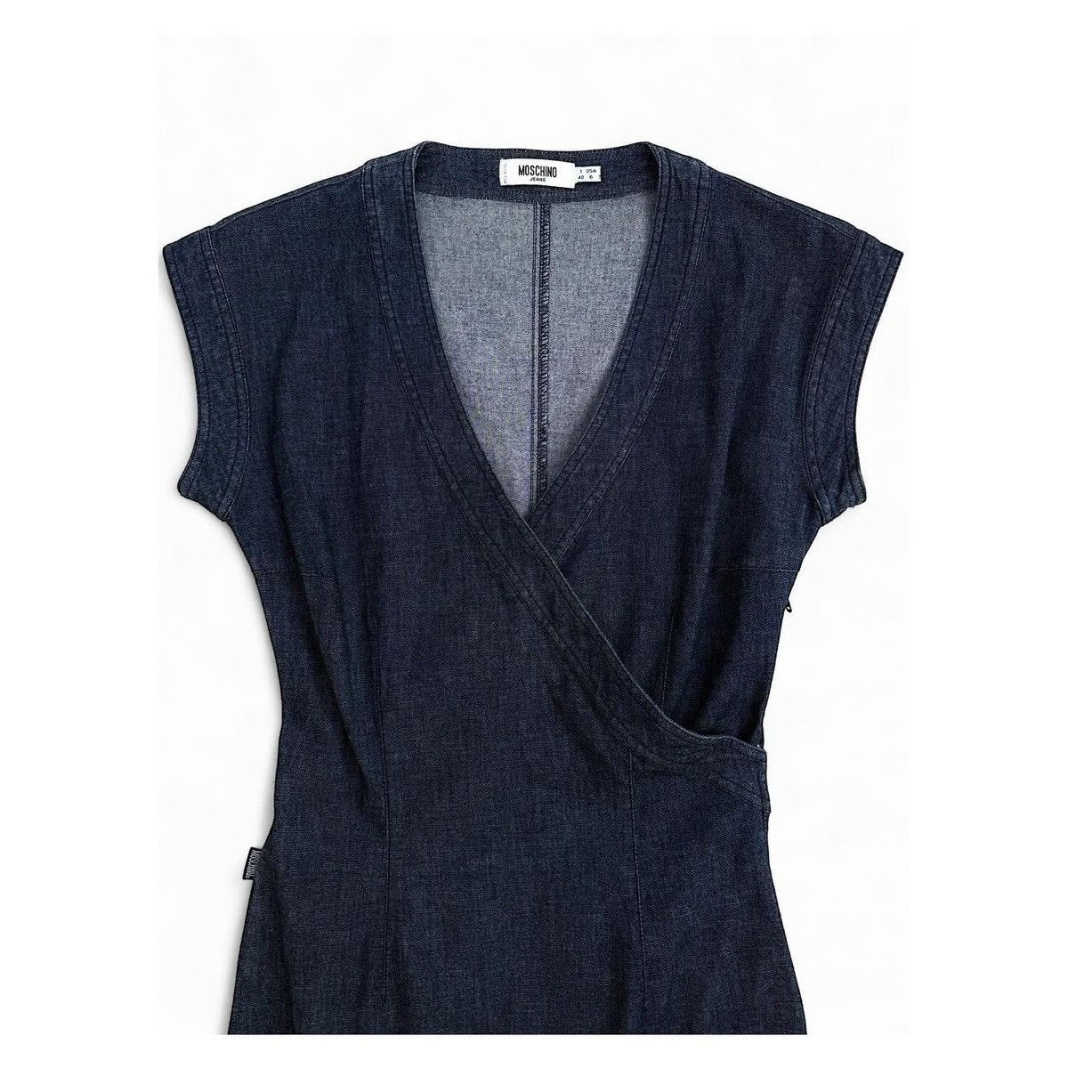 Moschino Moschino Denim Dress Size S / US 4 / IT 40 - 2 Thumbnail