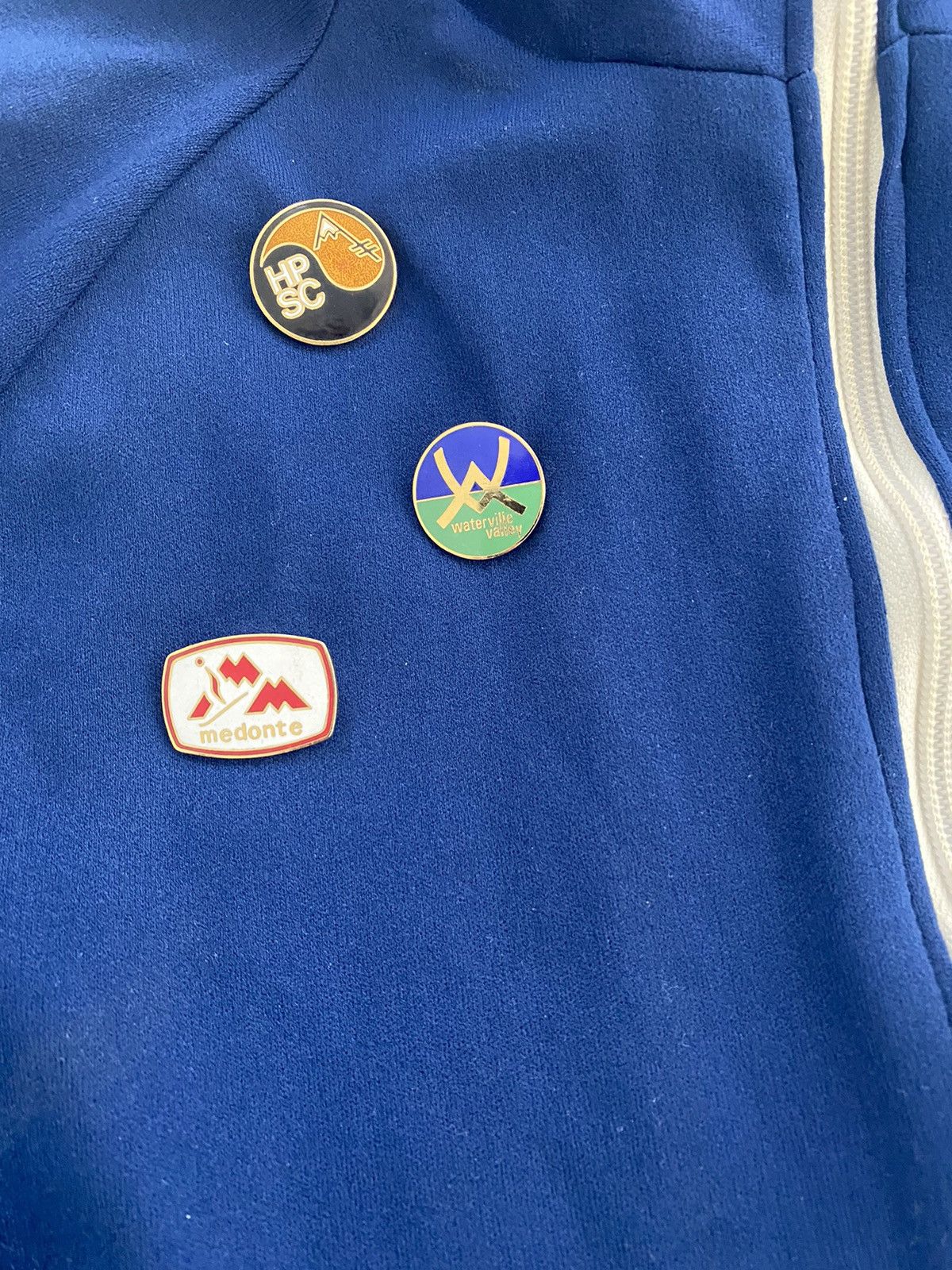 Vintage Vintage 70s Y2K Rare Skiing Pins Zip Up S Size US S / EU 44-46 / 1 - 4 Thumbnail
