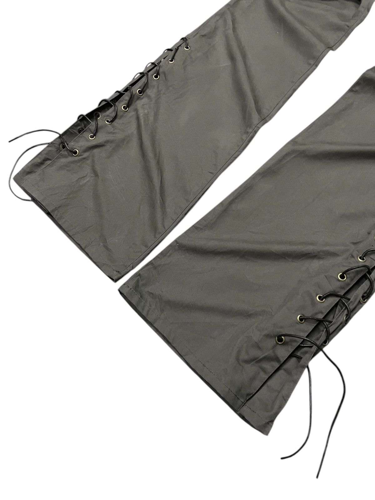 If Six Was Nine × Tornado Mart × semanticdesign NWT Semantic Design Laces Up Detachable Flare Pants Size US 32 / EU 48 - 7 Thumbnail