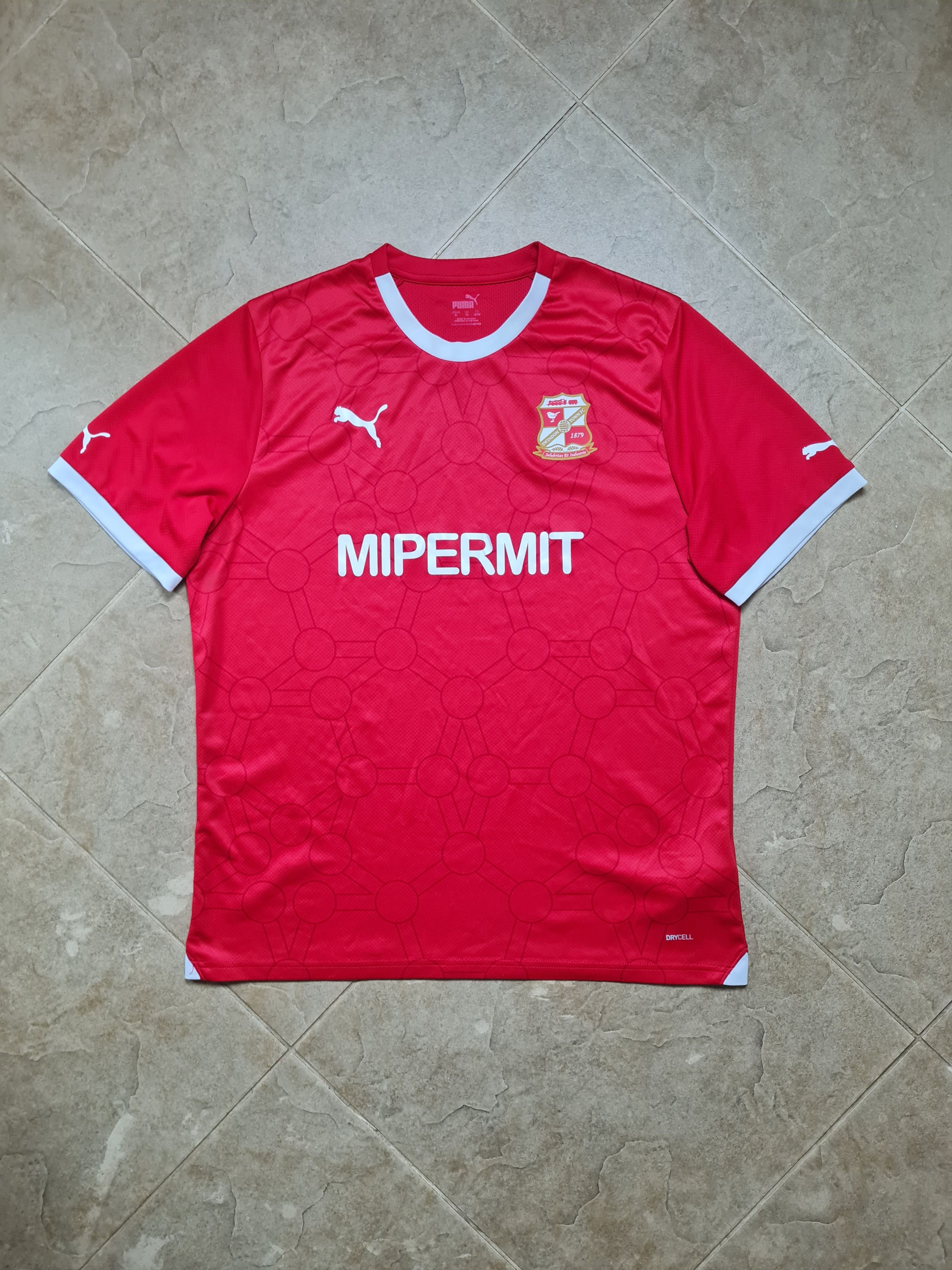 Puma Puma Swindon Town FC 2023-24 Home Football Shirt MiPermit Size US XL / EU 56 / 4 - 1 Thumbnail