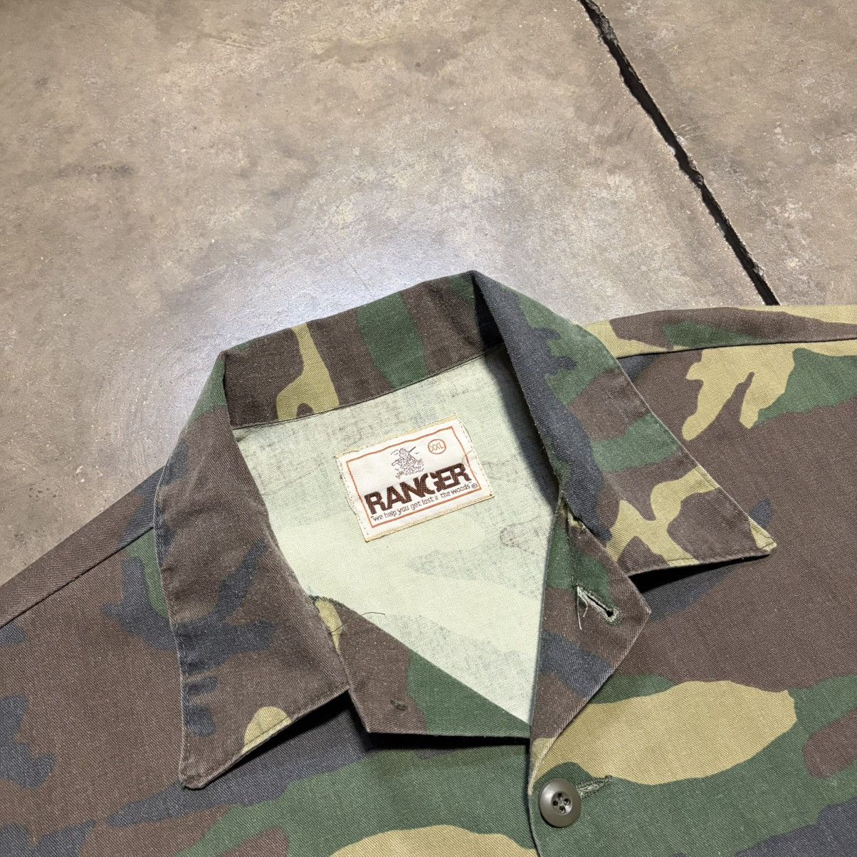 Vintage Vintage 80s Camo Hunting Chore Jacket Utility Field Workwear Size US XXL / EU 58 / 5 - 6 Thumbnail
