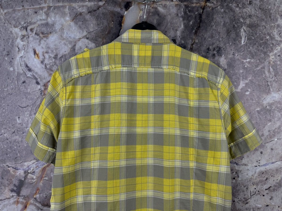 Diesel Diesel Yellow Gray Plaid Short Sleeve Shirt Button Up Casual Size US M / EU 48-50 / 2 - 13 Thumbnail