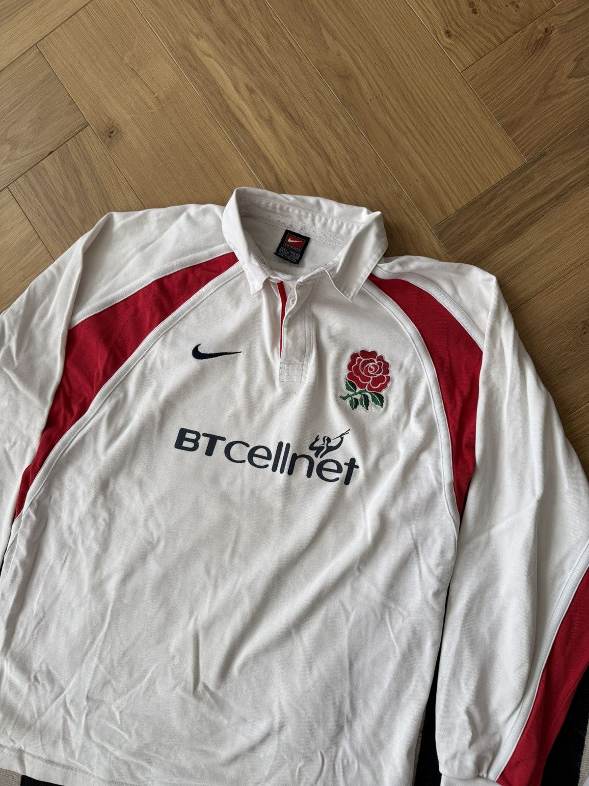 Nike Nike Classic England Rugby Union home shirt 2001–2002 Size US L / EU 52-54 / 3 - 3 Thumbnail
