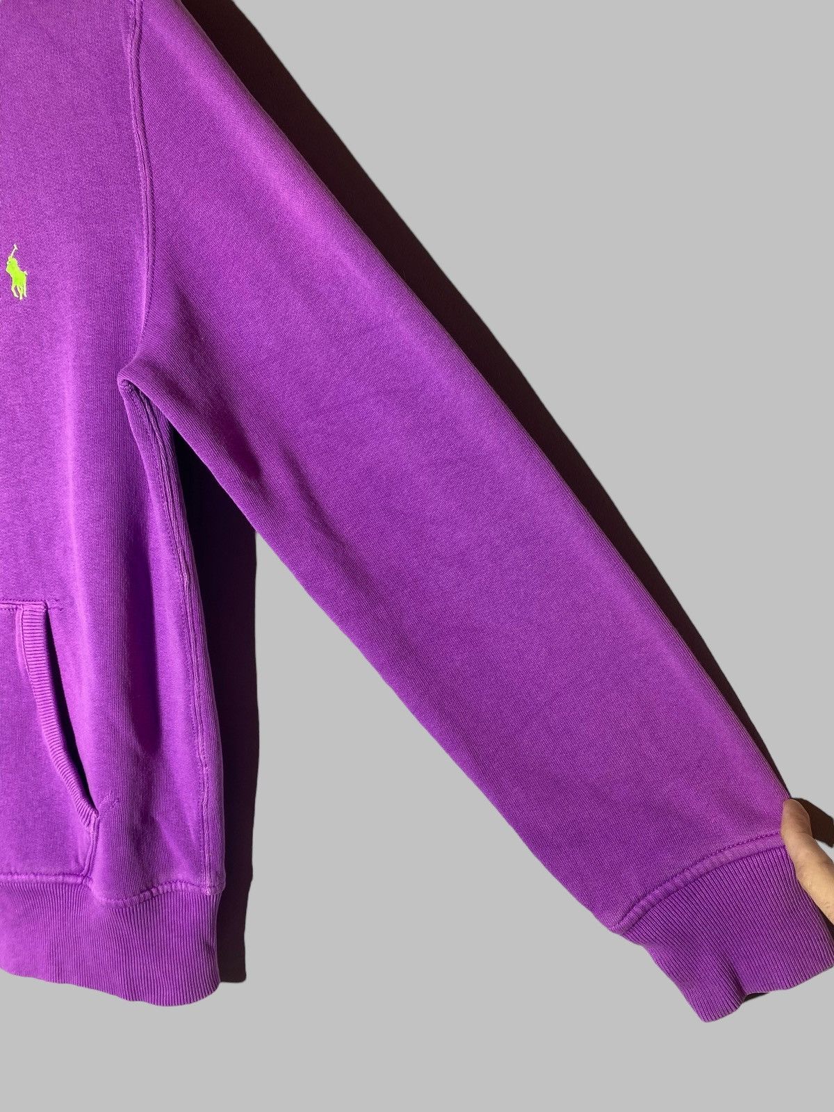 Polo Ralph Lauren 🔥 POLO RALPH LAUREN PURPLE HOODIE NEON PREPPY Y2K VIBES Size US S / EU 44-46 / 1 - 10 Thumbnail