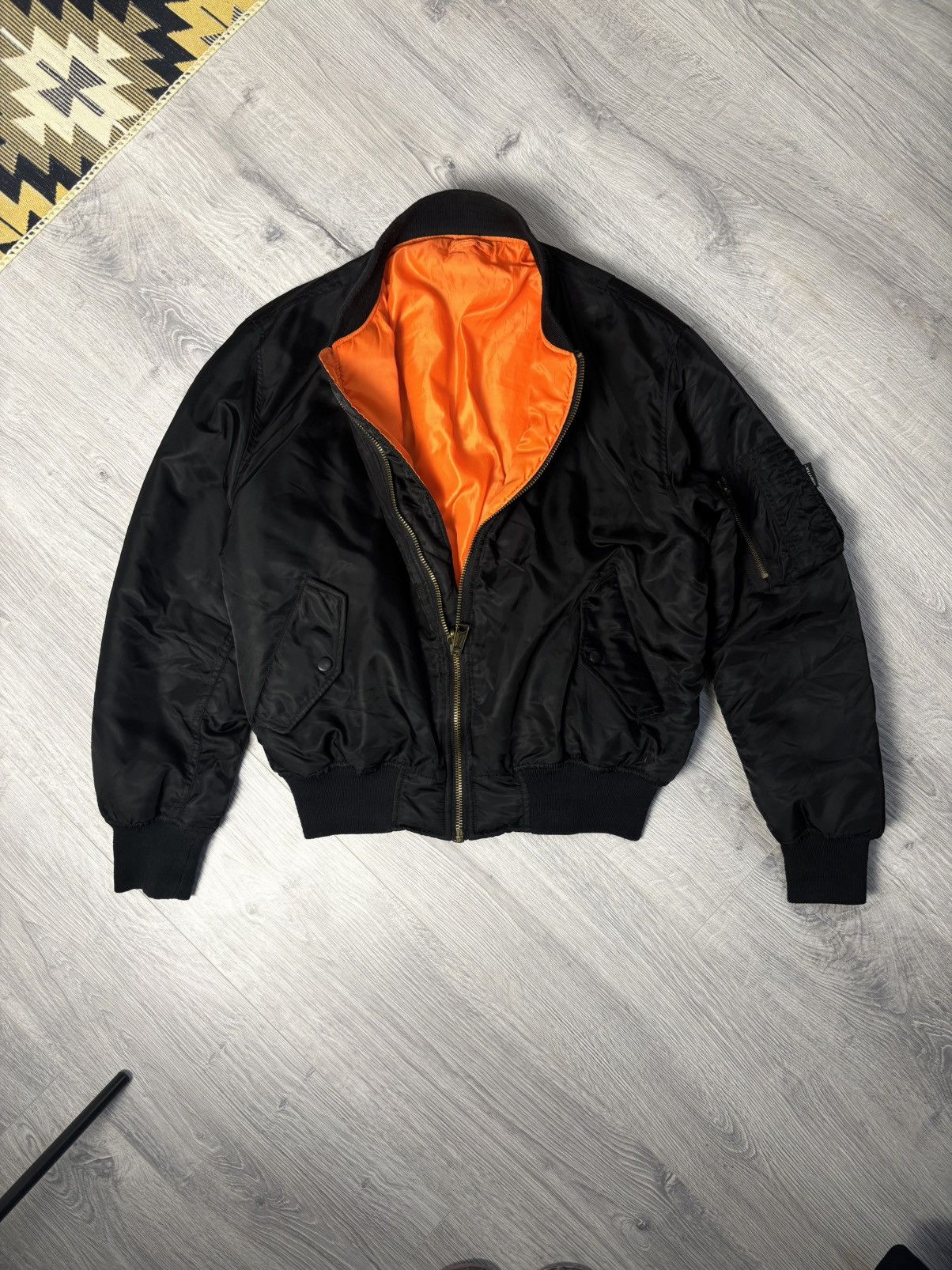 Other Army Tex MA1 bomber jacket fly jacket M-L Size US M / EU 48-50 / 2 - 1 Thumbnail