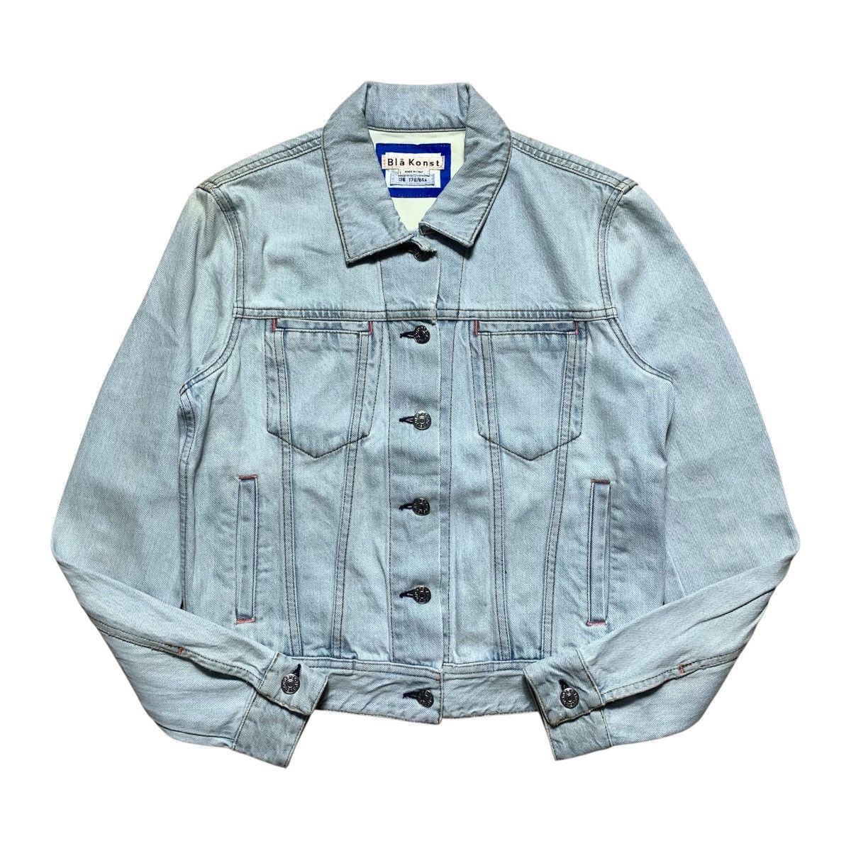 Acne Studios Acne Studios Bla Konst Cliff LT Blue Denim Jacket Size S / US 4 / IT 40 - 2 Thumbnail