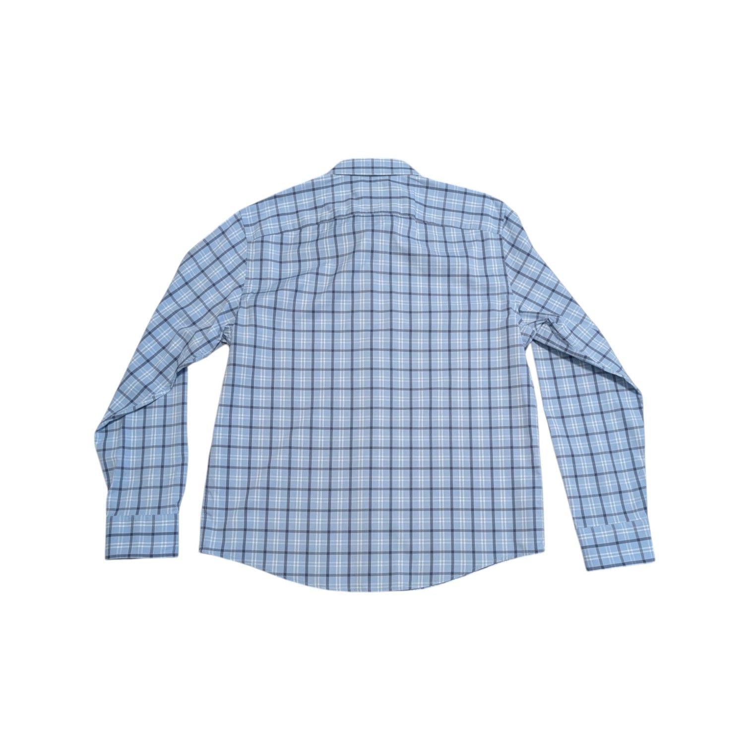 UNTUCKit UNTUCKit Wrinkle Free Mantanzas Shirt Teal Blue Plaid Large Size US L / EU 52-54 / 3 - 2 Thumbnail