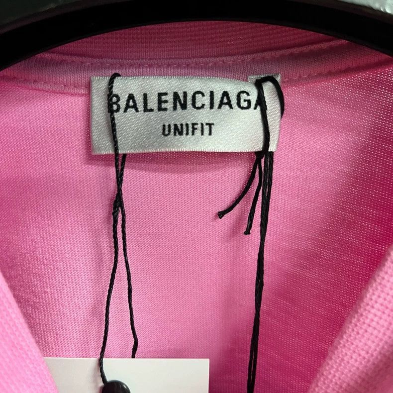 Balenciaga Pink Balenciaga Bebe Logo Short Sleeve T-Shirt-2507 Size US S / EU 44-46 / 1 - 2 Thumbnail