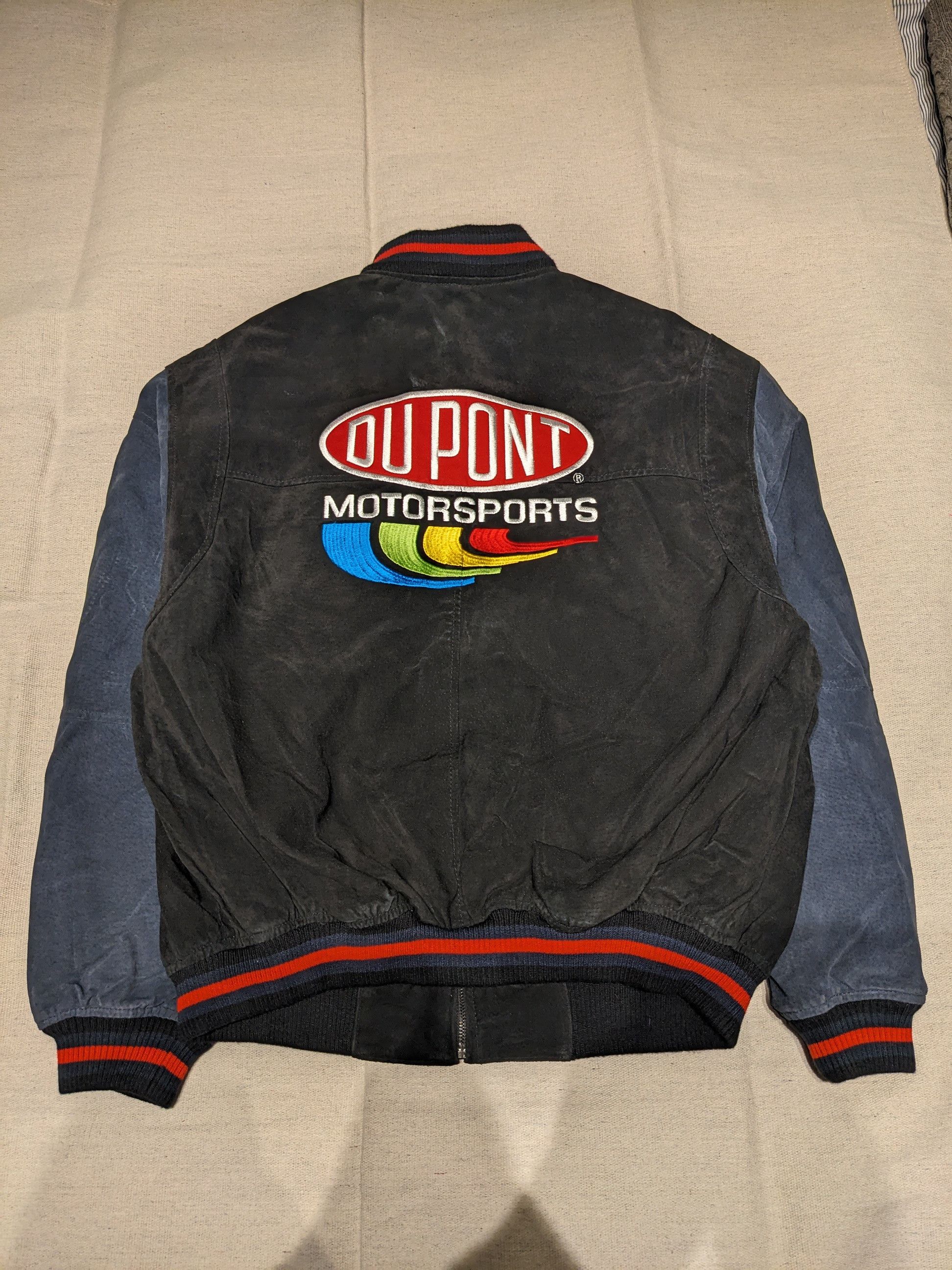Winners Circle Suede Dupont Jeff Gordon Racing jacket mens L Size US L / EU 52-54 / 3 - 6 Thumbnail