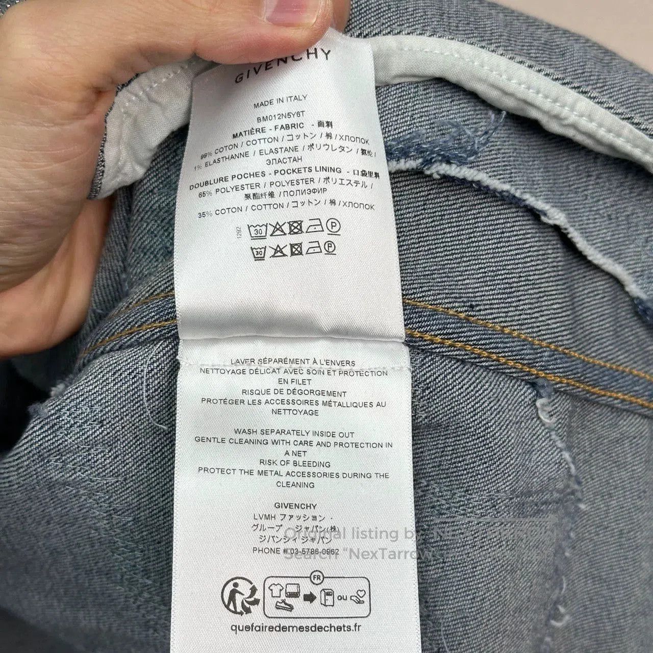 Givenchy givenchy distressed denim jacket size s. Size US S / EU 44-46 / 1 - 4 Thumbnail
