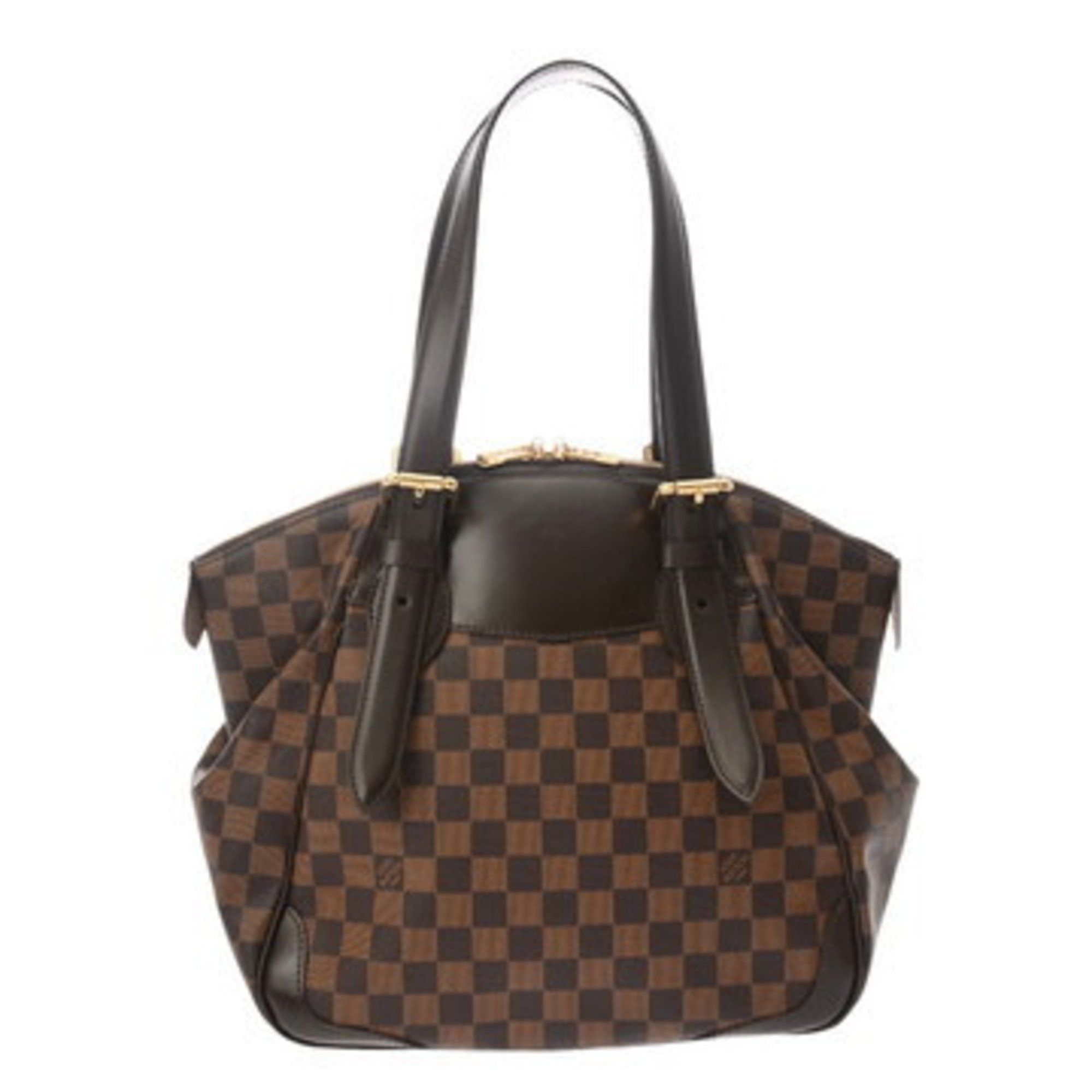 Louis Vuitton Damier Verona Mm Ebene N41118 Women's Canvas Shoulder Bag